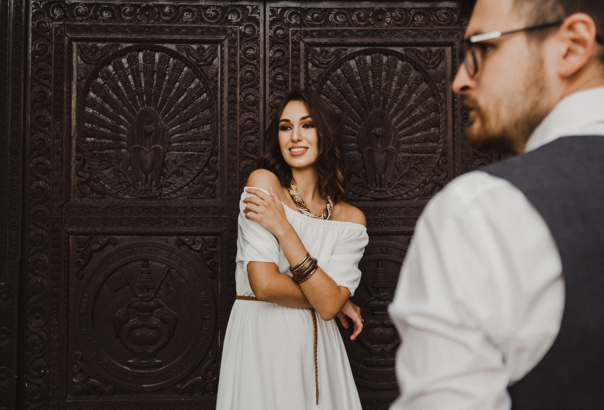 Свадебная прогулка в Этномире Свадебная фотосъемка в Этномире. Свадебный фотограф Калуга Москва Диана Румянцева