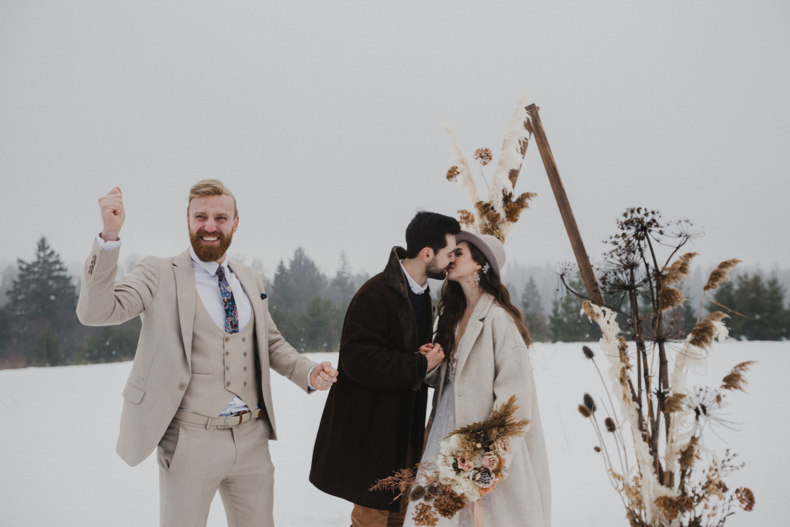 Свадьба зимой Зимняя свадьба Выездная регистрация. Свадебный фотограф Калуга Москва Диана Румянцева