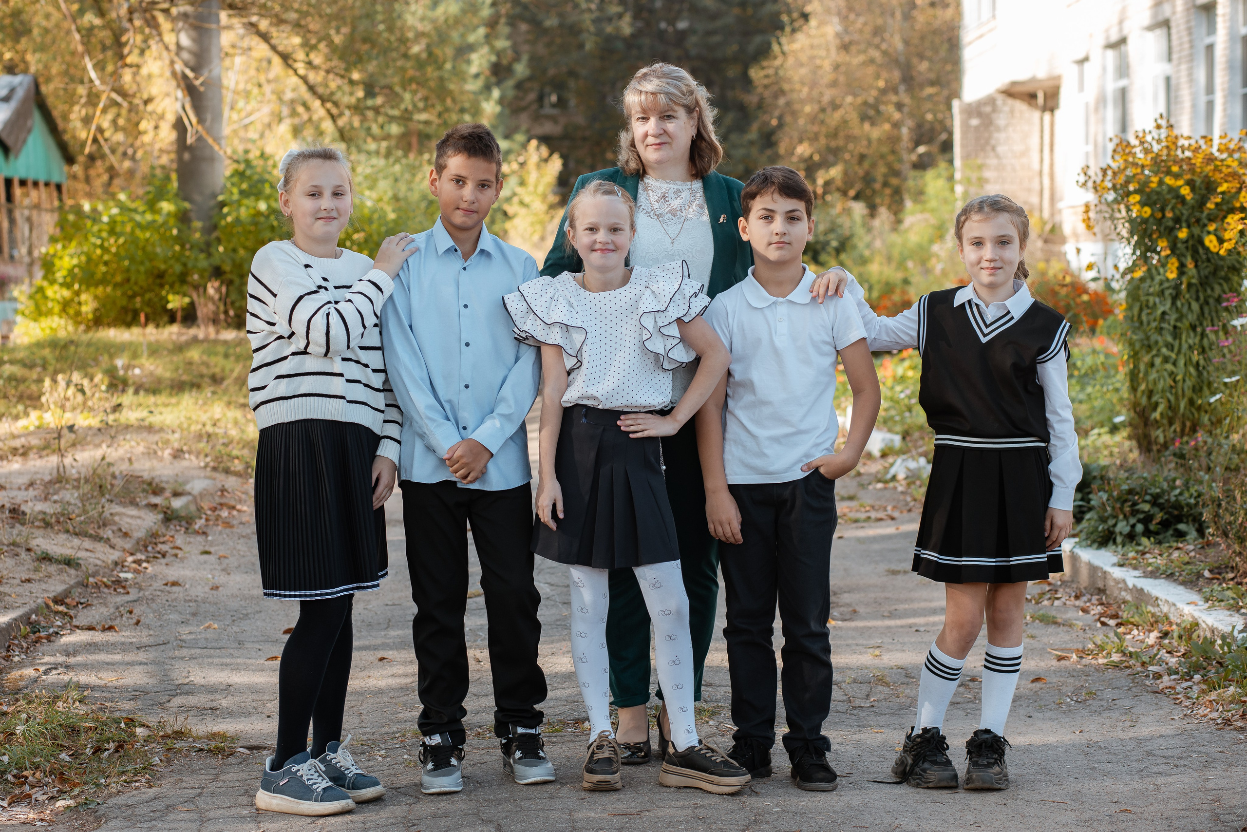 Школа № 19, 4 класс. Фотосессия для выпускной папки. Студия выпускных альбомов Остров