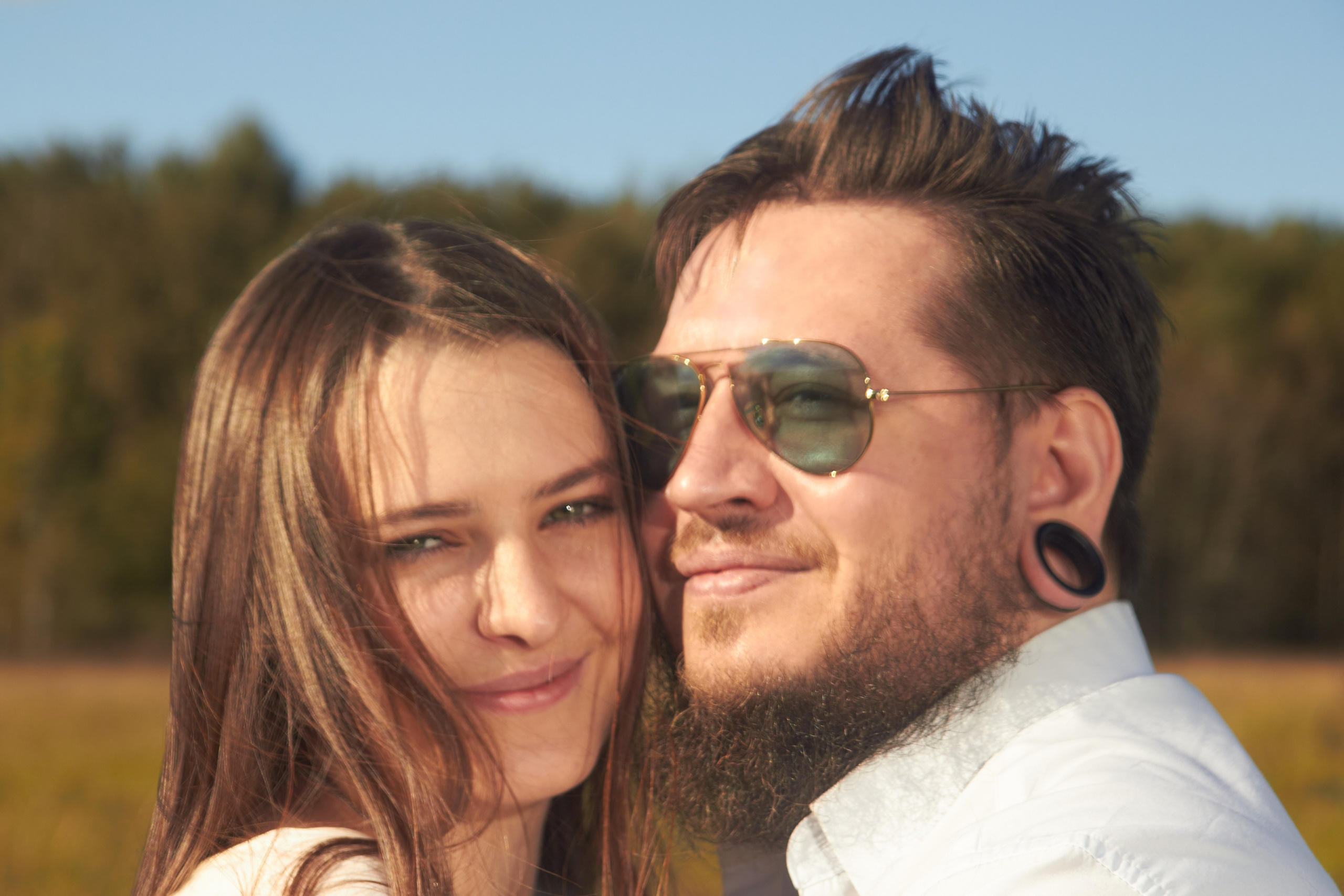 Прогулка с парой в поле. Фотограф Сергей Яркин