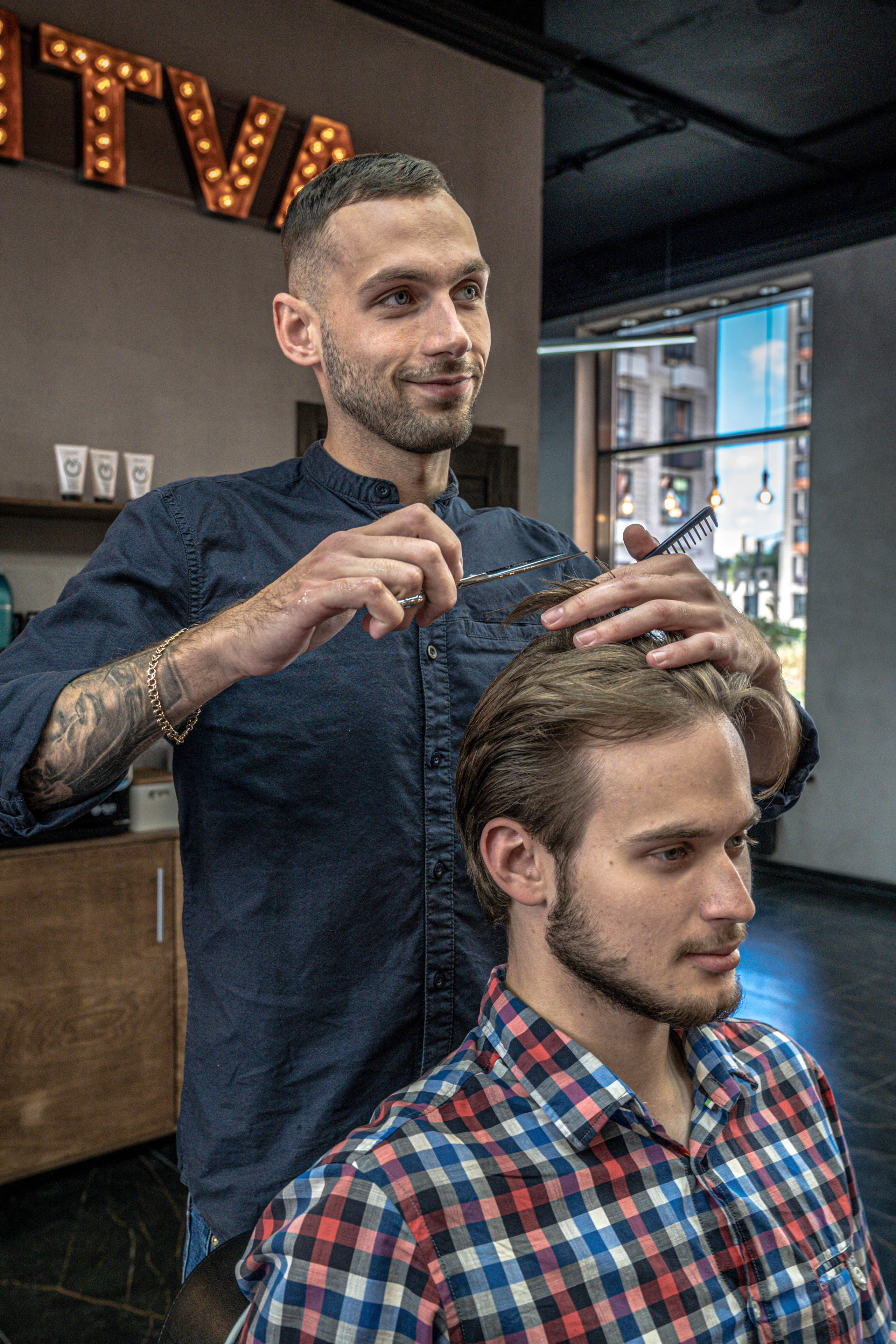 Мужские причёски Барбершоп Barbershop BRITVA Котельники