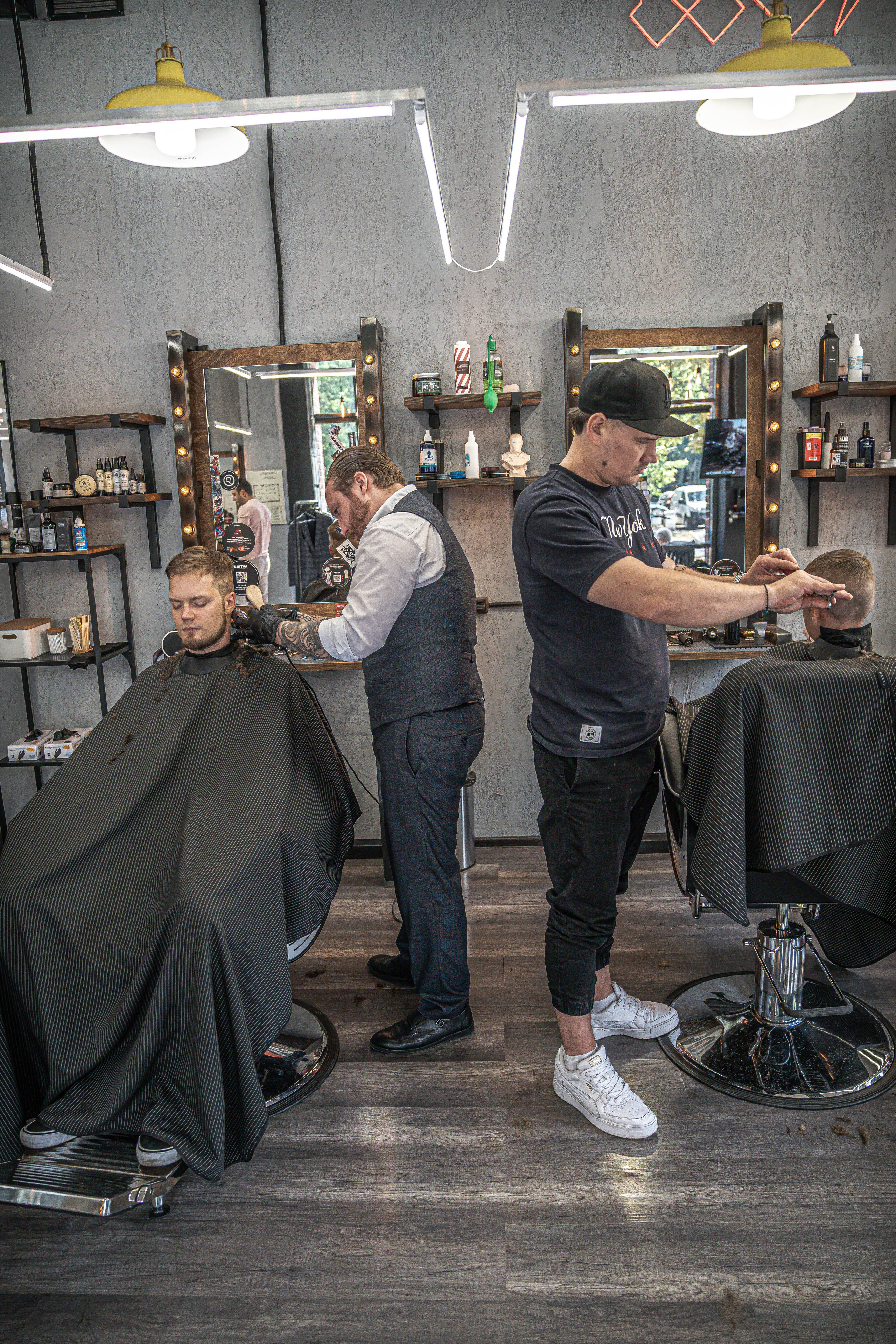  мужская причёска Барбершоп Barbershop BRITVA Аэропорт