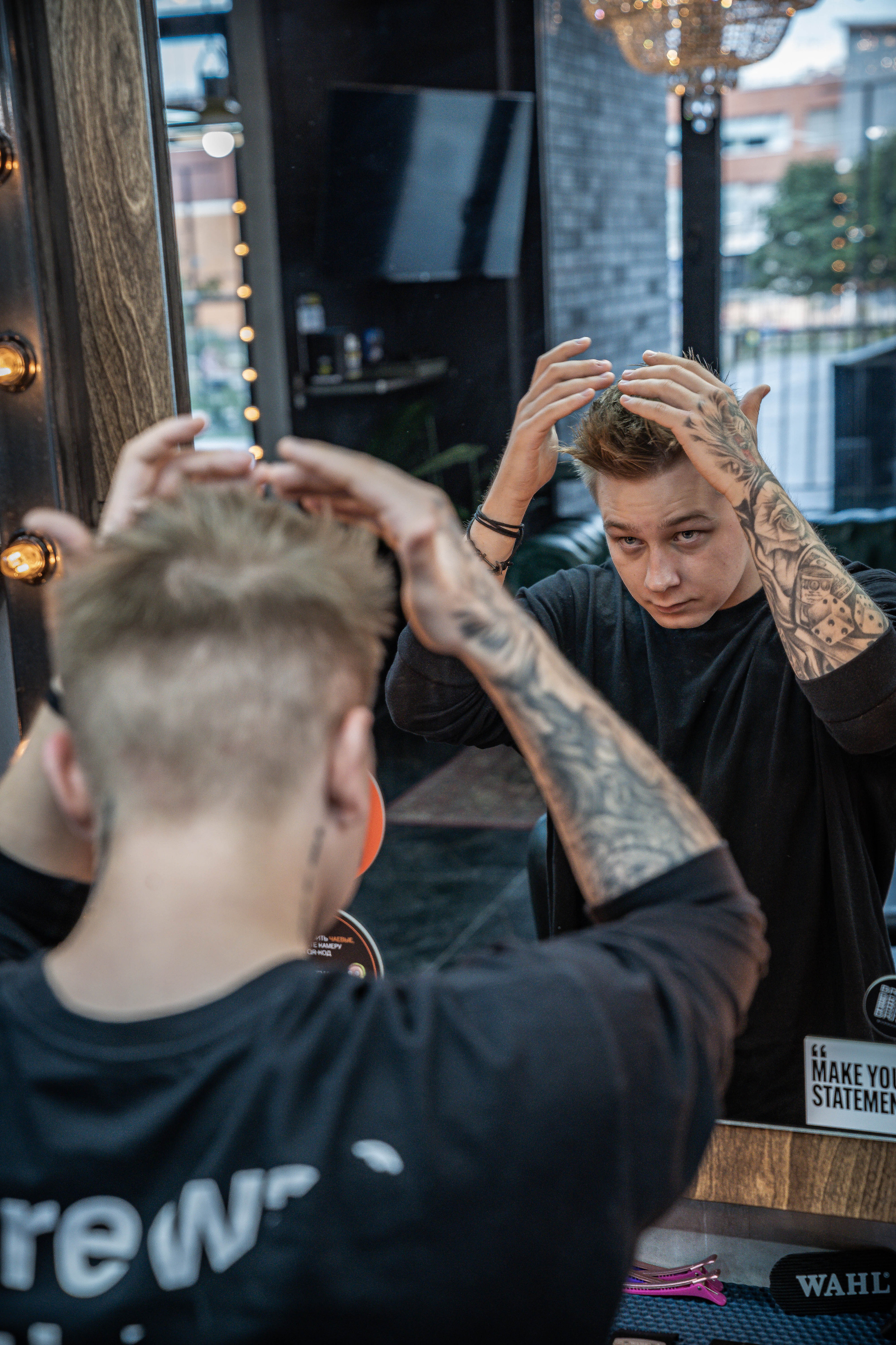  укладка волос Барбершоп Barbershop BRITVA Юго-Западная