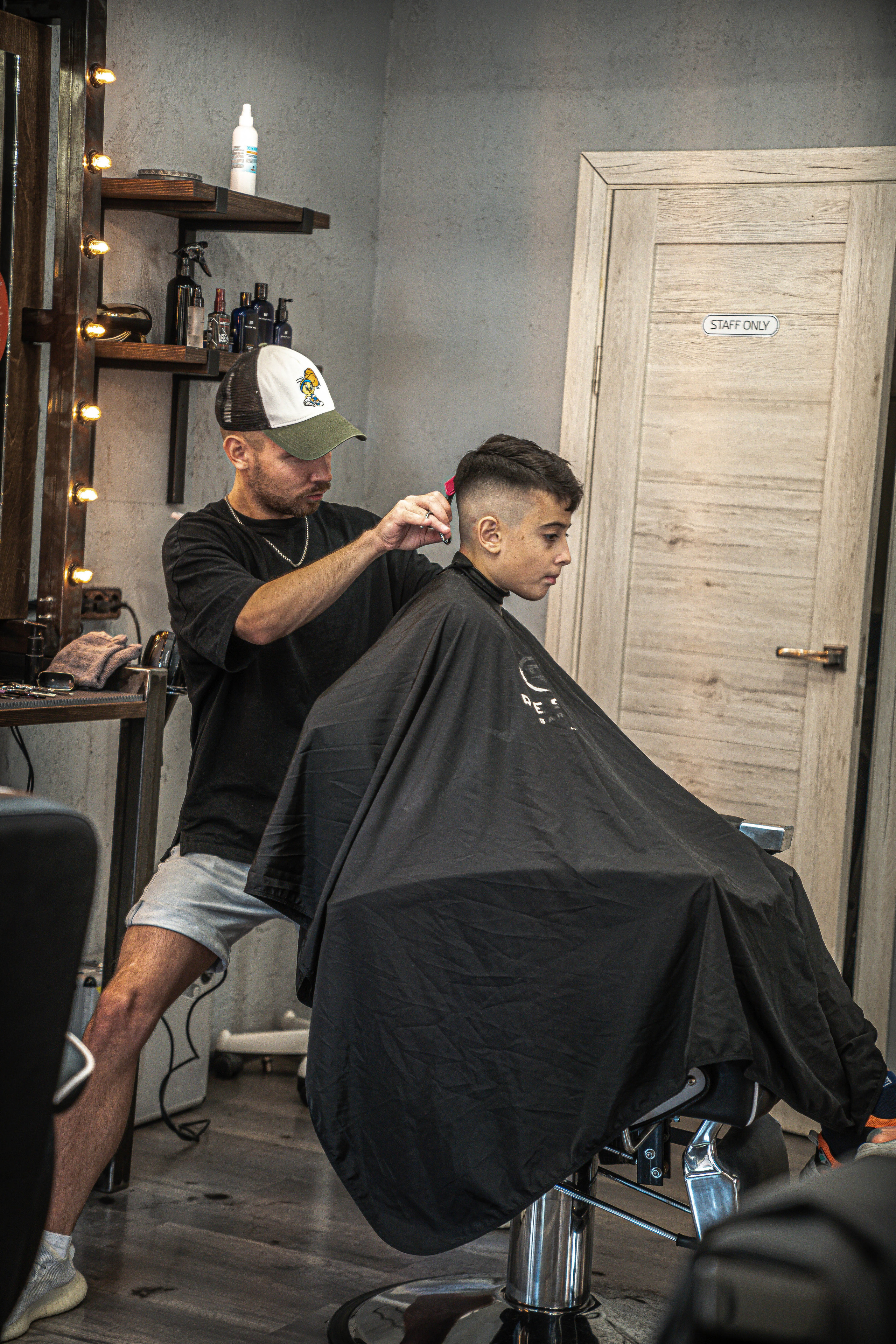  мужская причёска Барбершоп Barbershop BRITVA Аэропорт