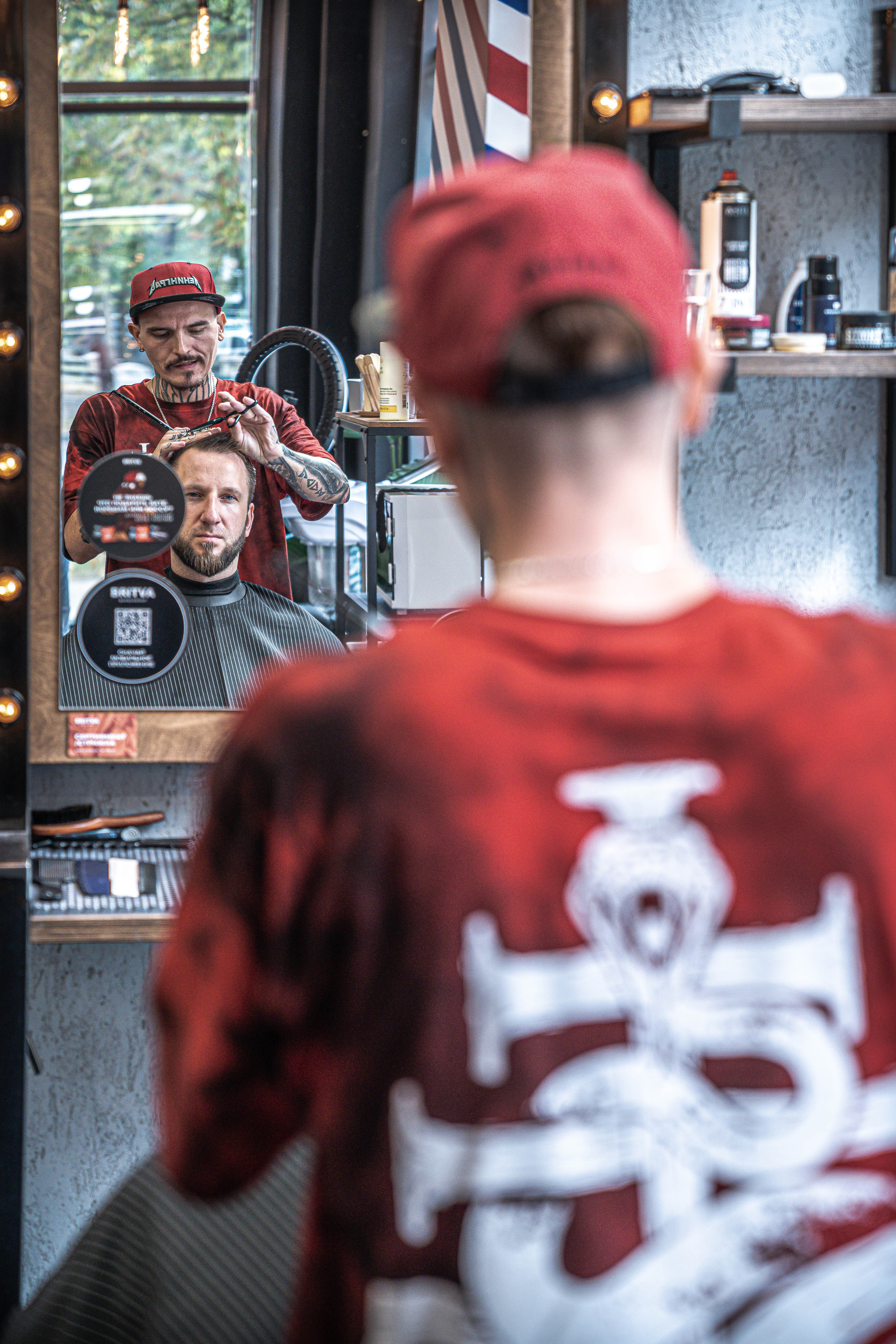  мужская причёска Барбершоп Barbershop BRITVA Аэропорт