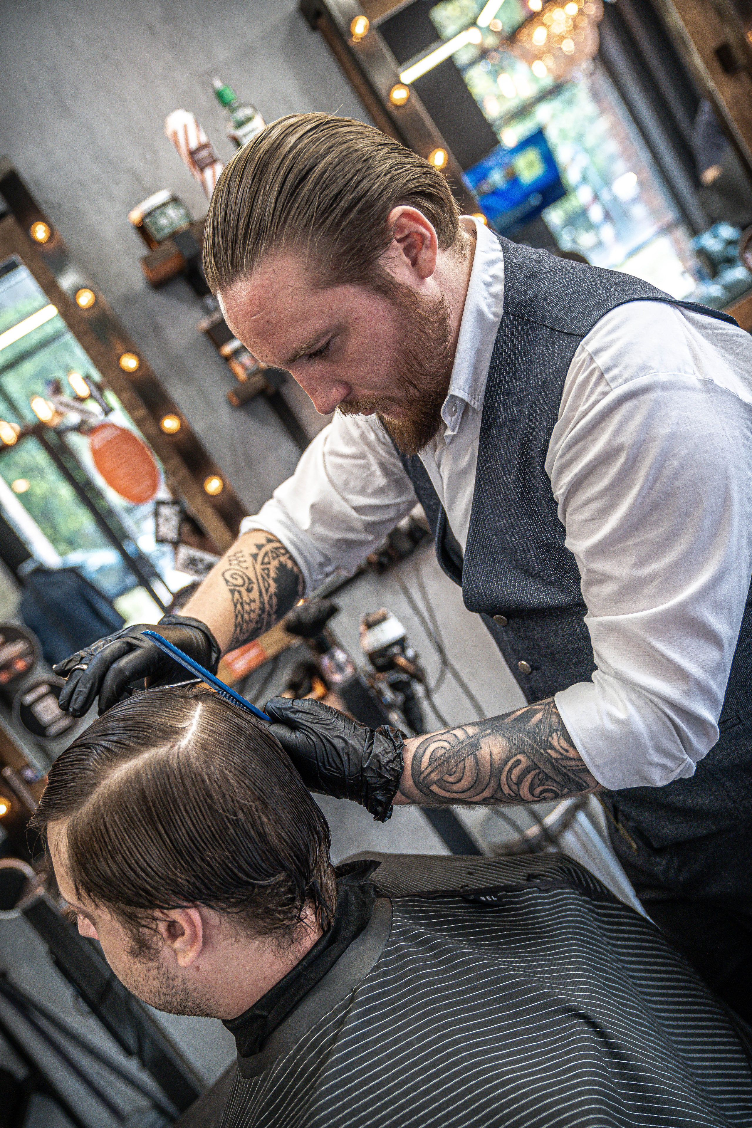  мужская причёска Барбершоп Barbershop BRITVA Аэропорт