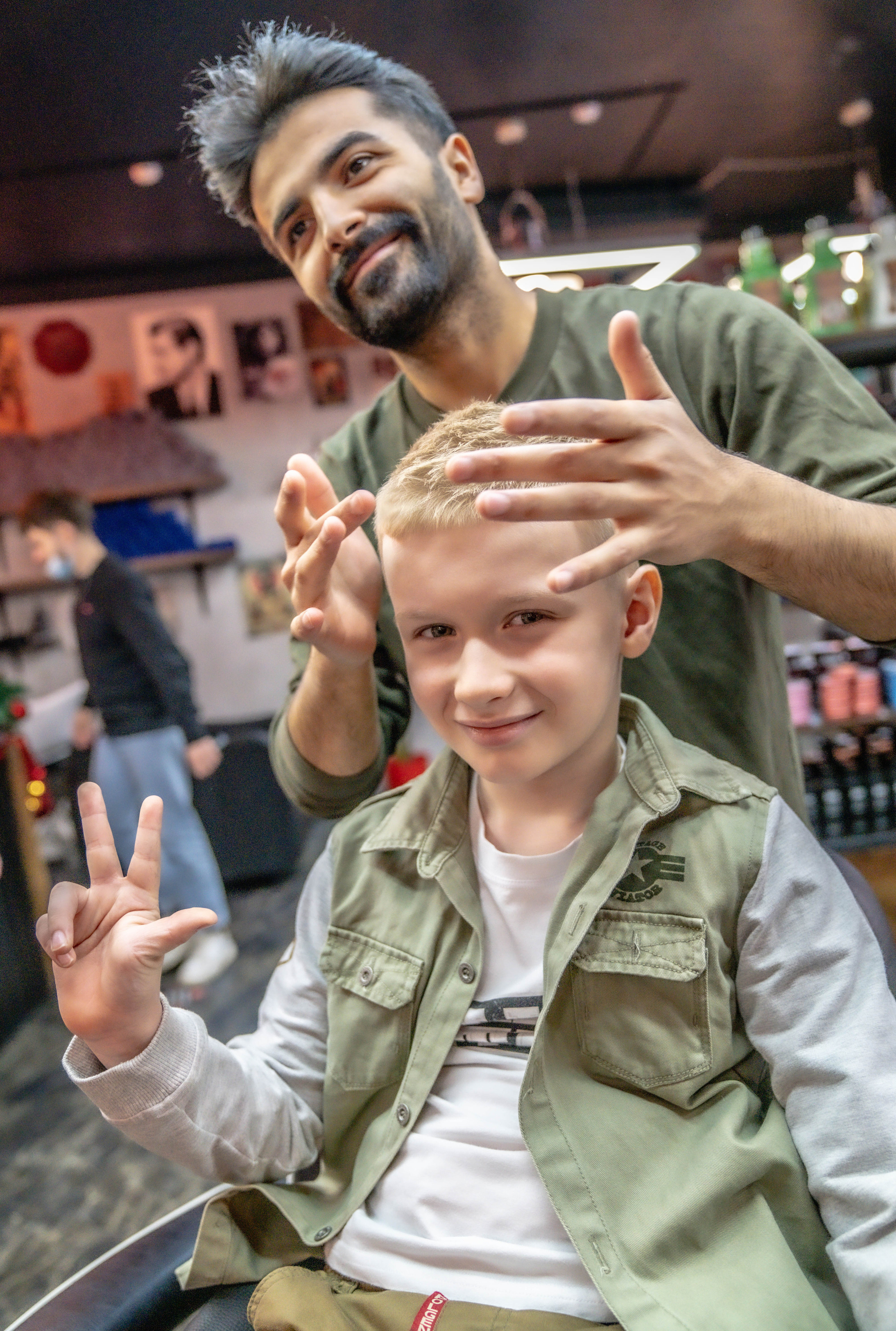 детски стрижки Барбершоп Barbershop Betone