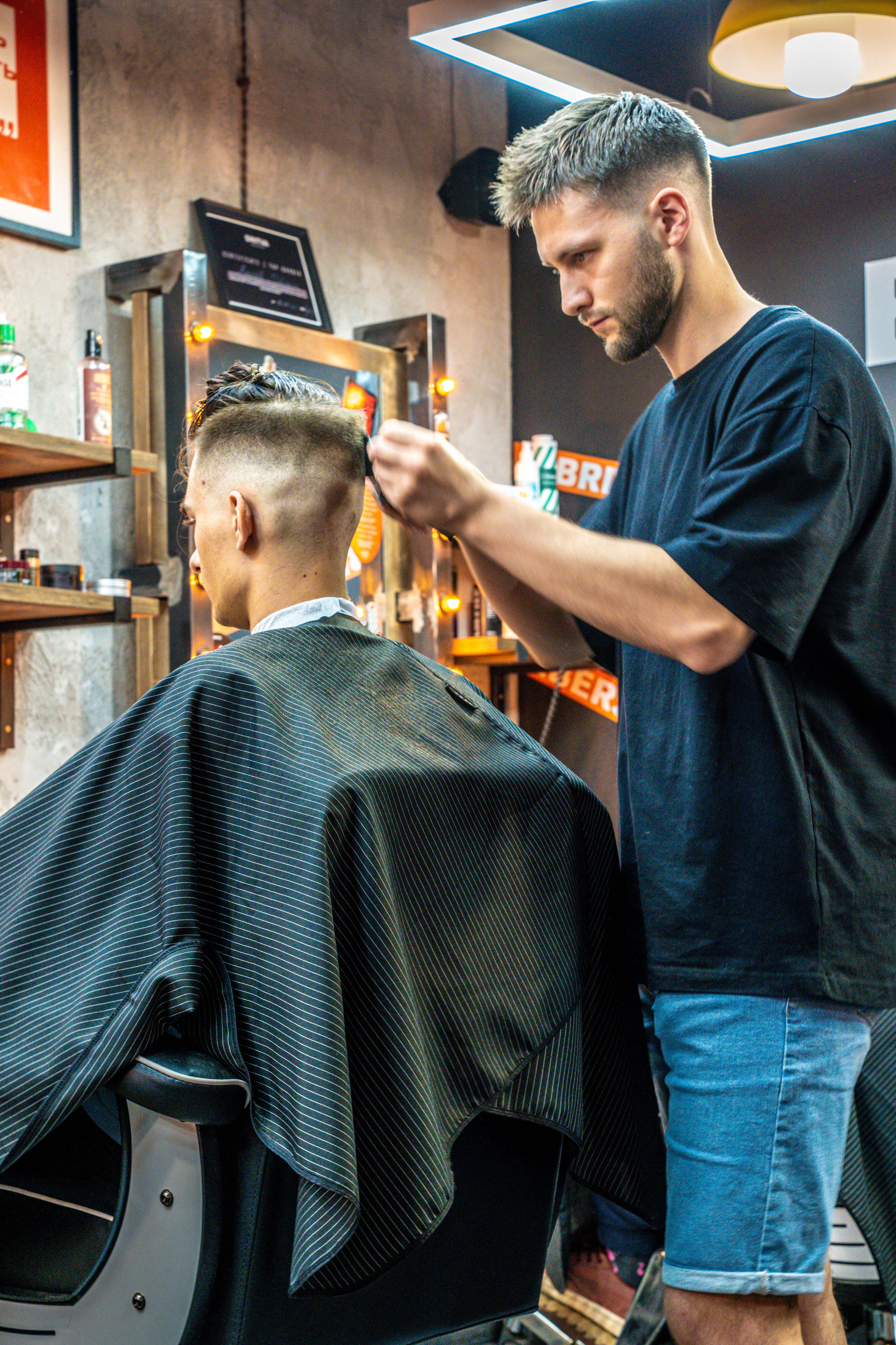 Barbershop BRITVA Варшавская. Фото и видео съёмка на заказ. VAU Studia. Москва