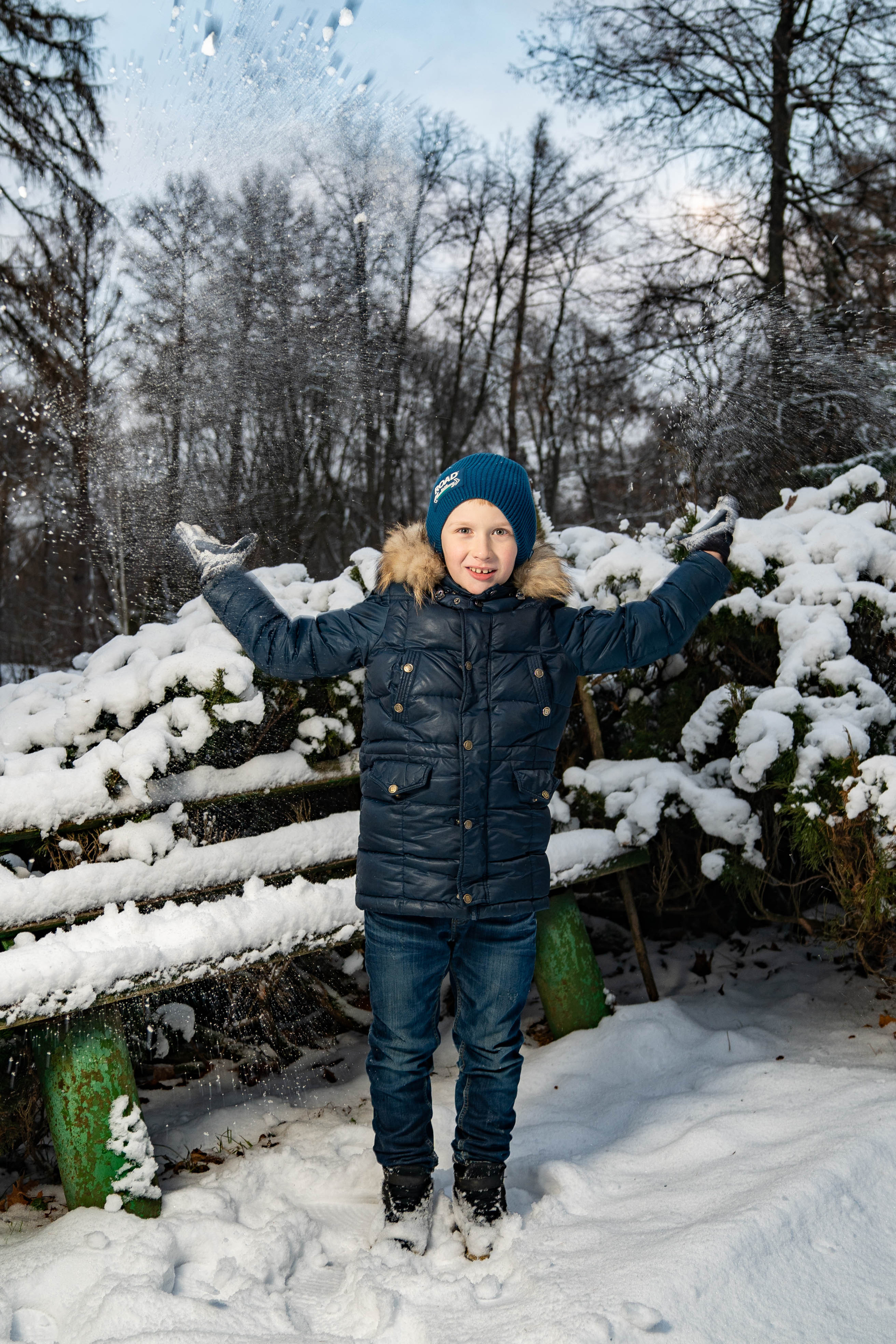 Зимняя фотосессия в Ленинских горках. Фото и видео съёмка на заказ. VAU Studia. Москва