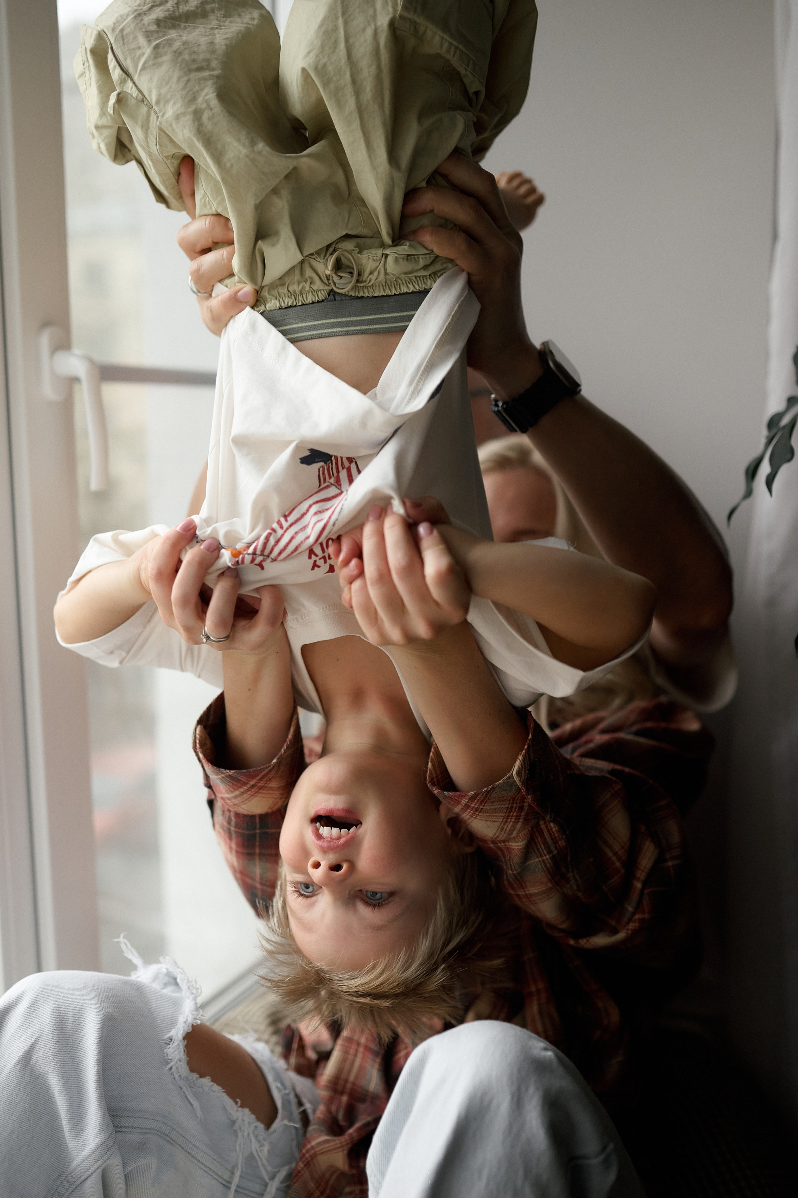 Серёжа, Вика, Макар и Кэш. Семейный и свадебный lifestyle-фотограф в Москве Мария Петрова