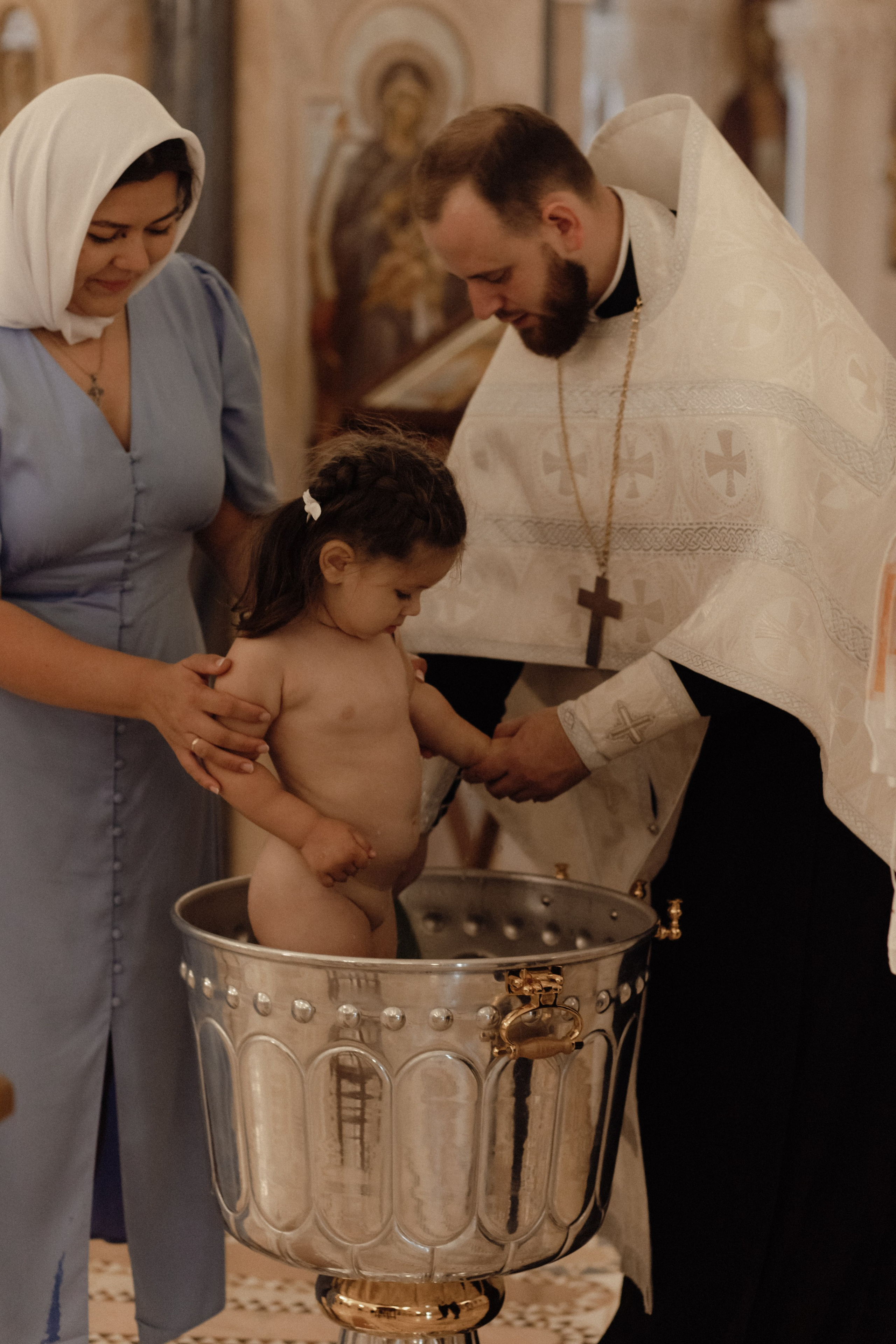 Крещение Киры. Семейный и свадебный фотограф в Челябинске Мария Леонтьева