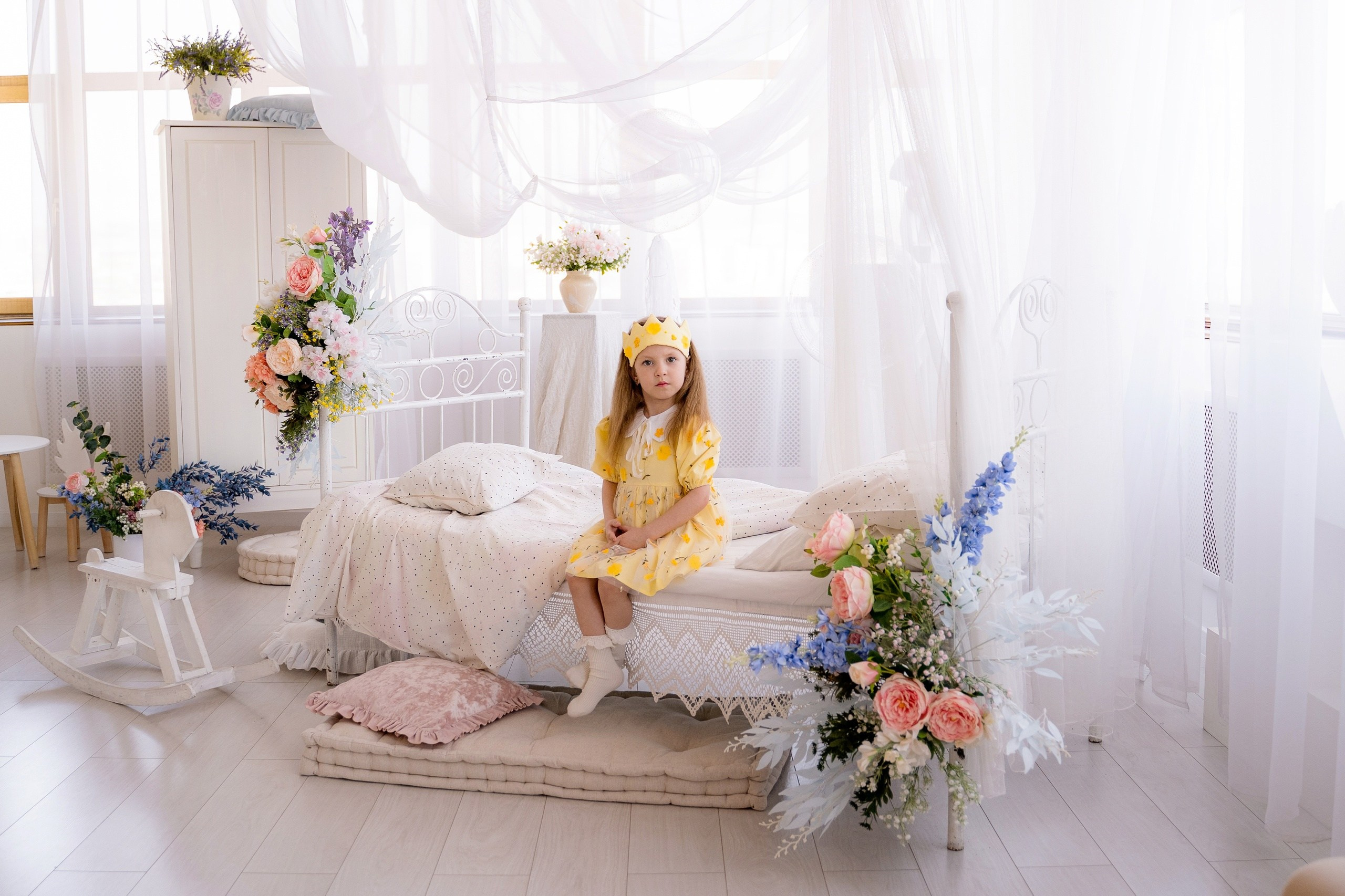 Маленькие принцессы. Фотостудия Малина в городе Улан-Удэ. Фотограф Ирина Жарникова