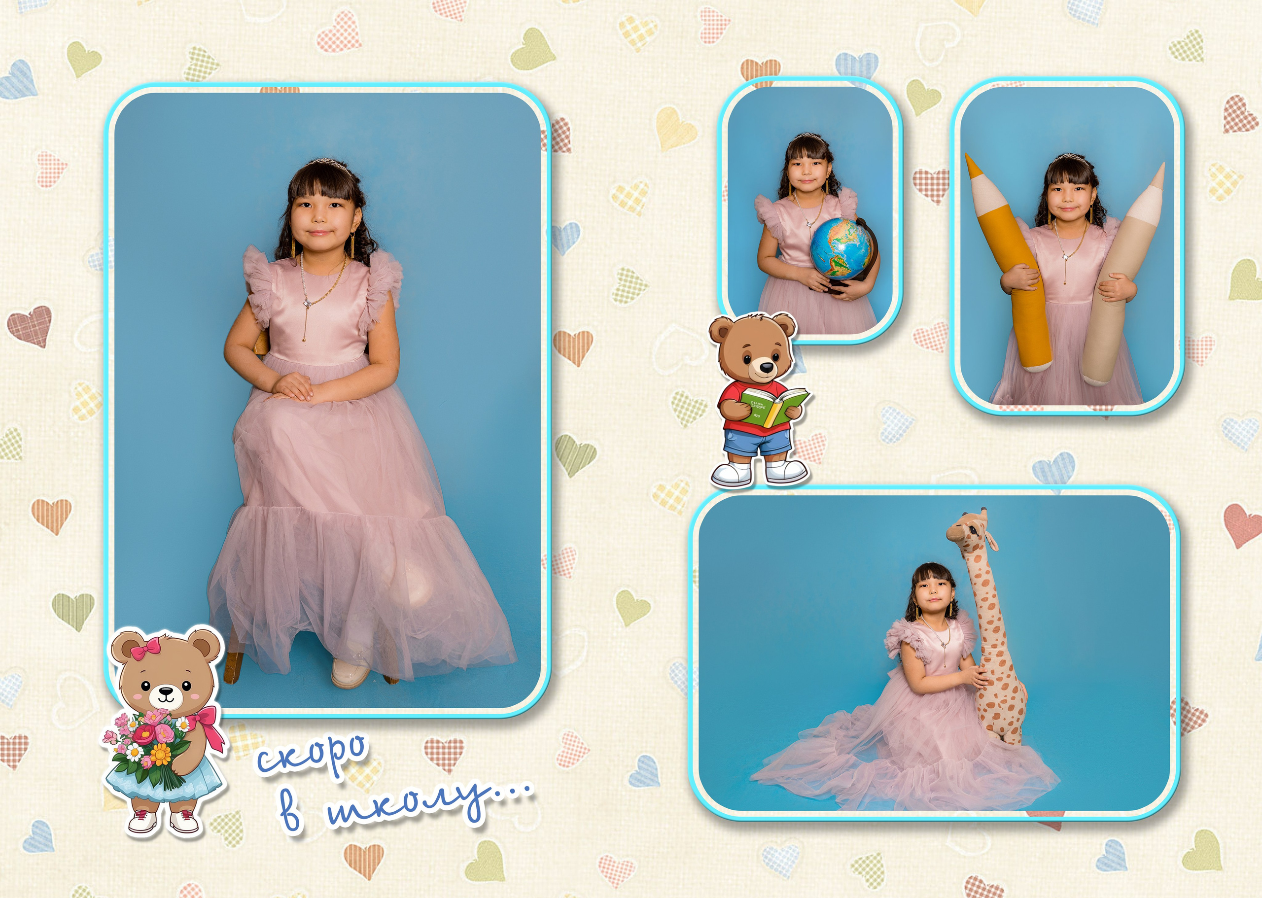 Выпускные альбомы детский сад. Фотостудия Малина в городе Улан-Удэ. Фотограф Ирина Жарникова