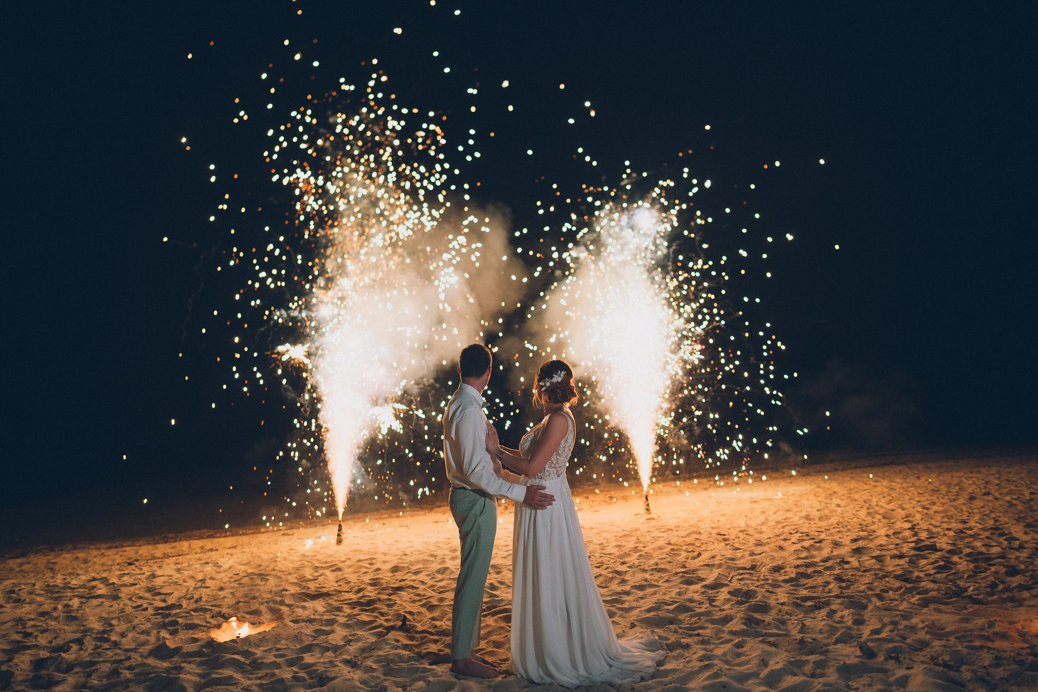 Fire Dancers Wedding Thailand
