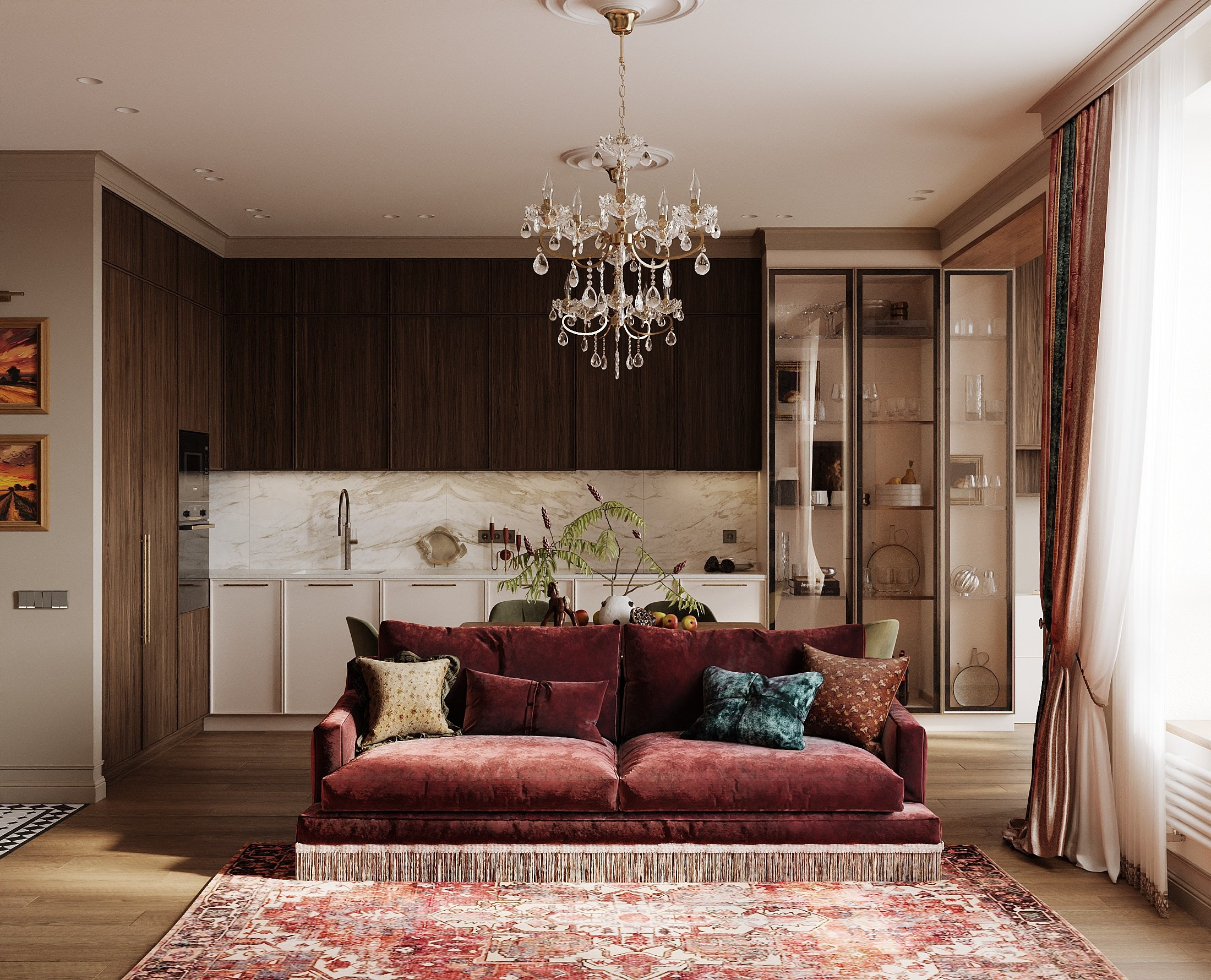 «Некрасово» Дизайнер Елена Дрожжина. 3d визуализатор интерьеров