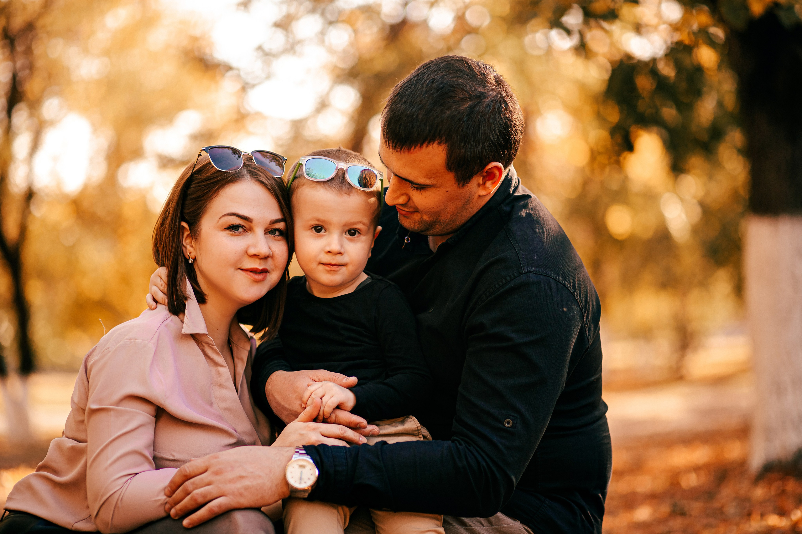 Семейная фотосессия в парке. Свадебный фотограф Кропоткин Краснодар
