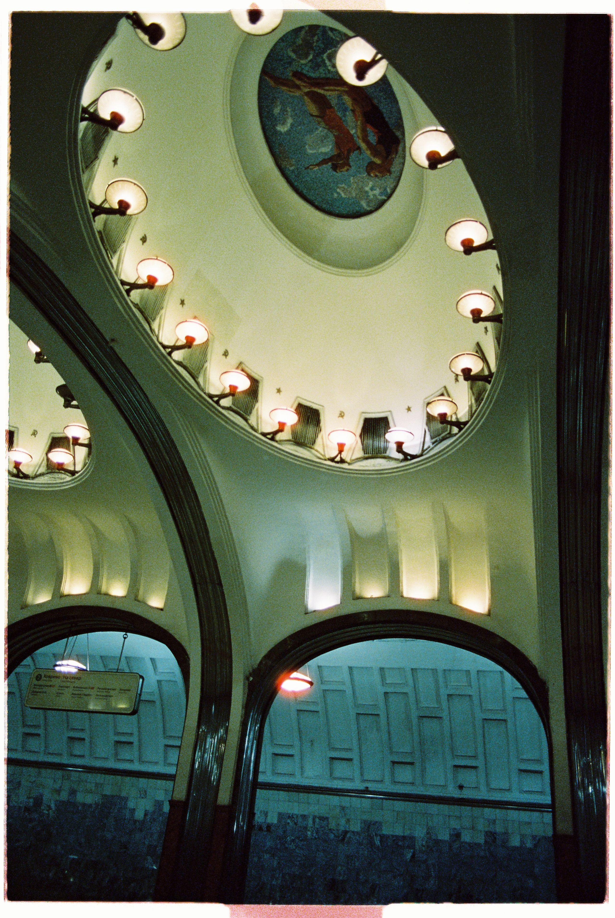 Moscow metro. Tatiana Darina — film photographer in St. Petersburg