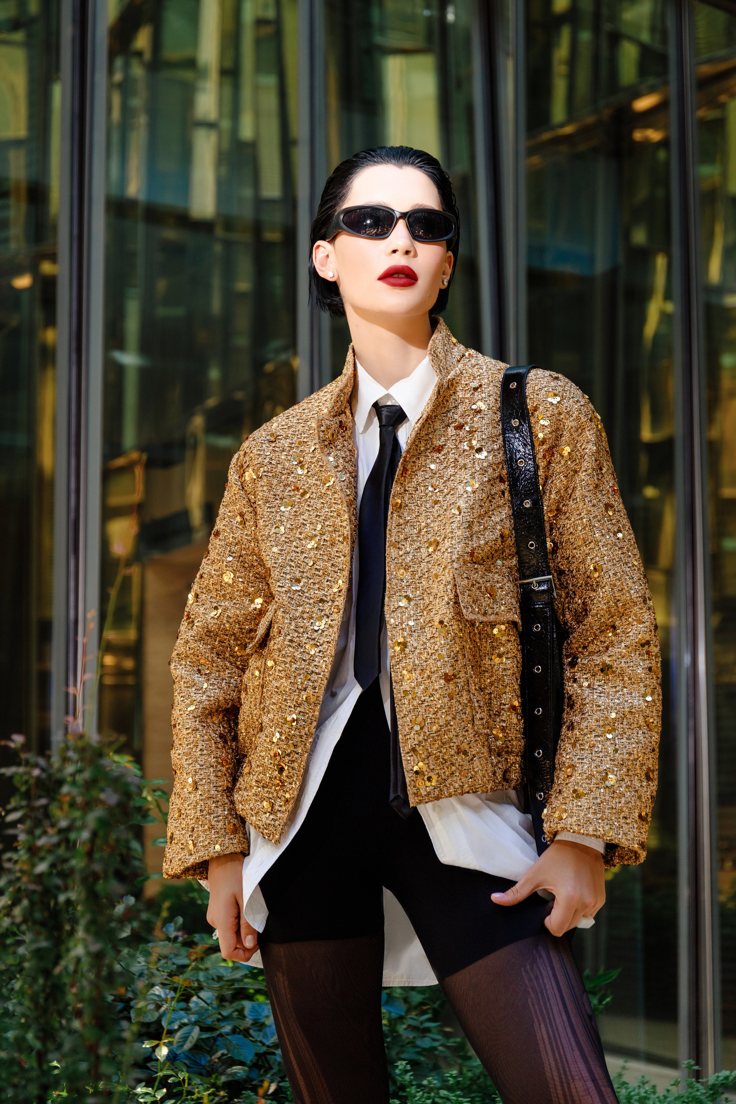 Летняя fashion-съёмка в Петербурге в стиле Balenciaga