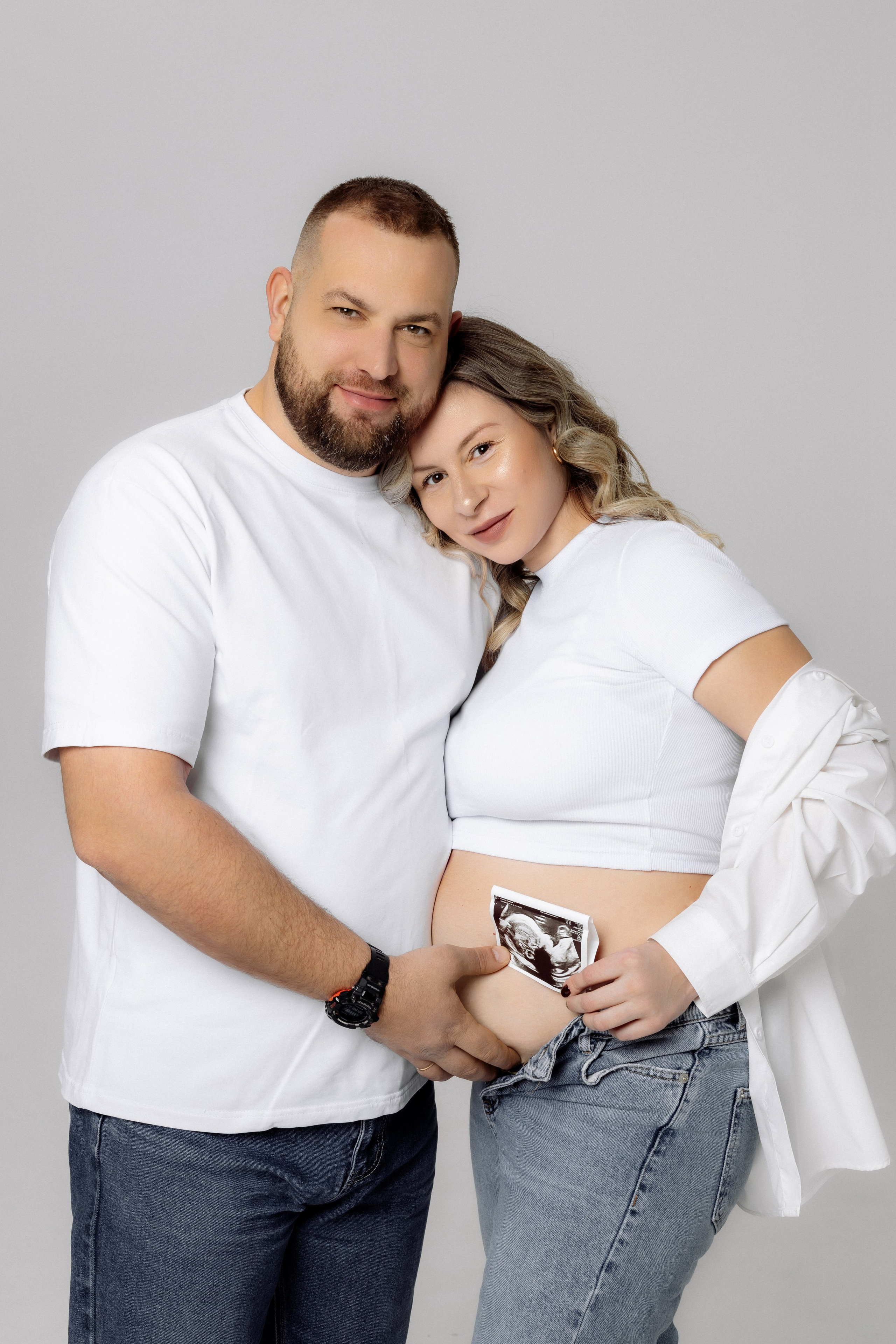 Фотосессия беременности в студии. Зотова Алена — семейный и женский фотограф в Зеленограде