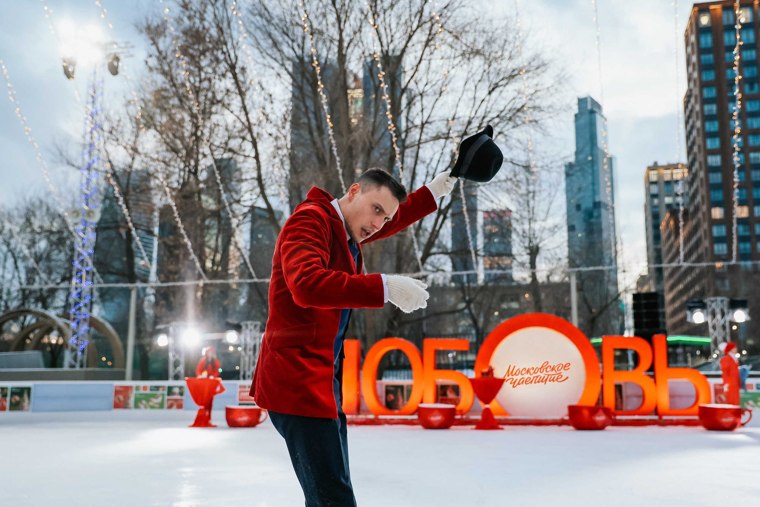 Ледовое шоу Сити каток Московское Чаепитие. Фотограф и видеограф Анна Домашенко