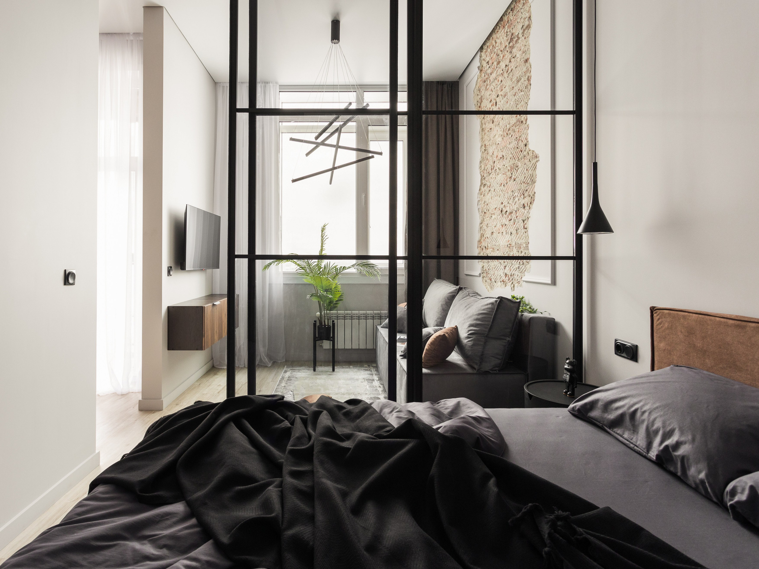 2к студия в ЖК Чернышевский. Интерьерный фотограф в Новосибирске