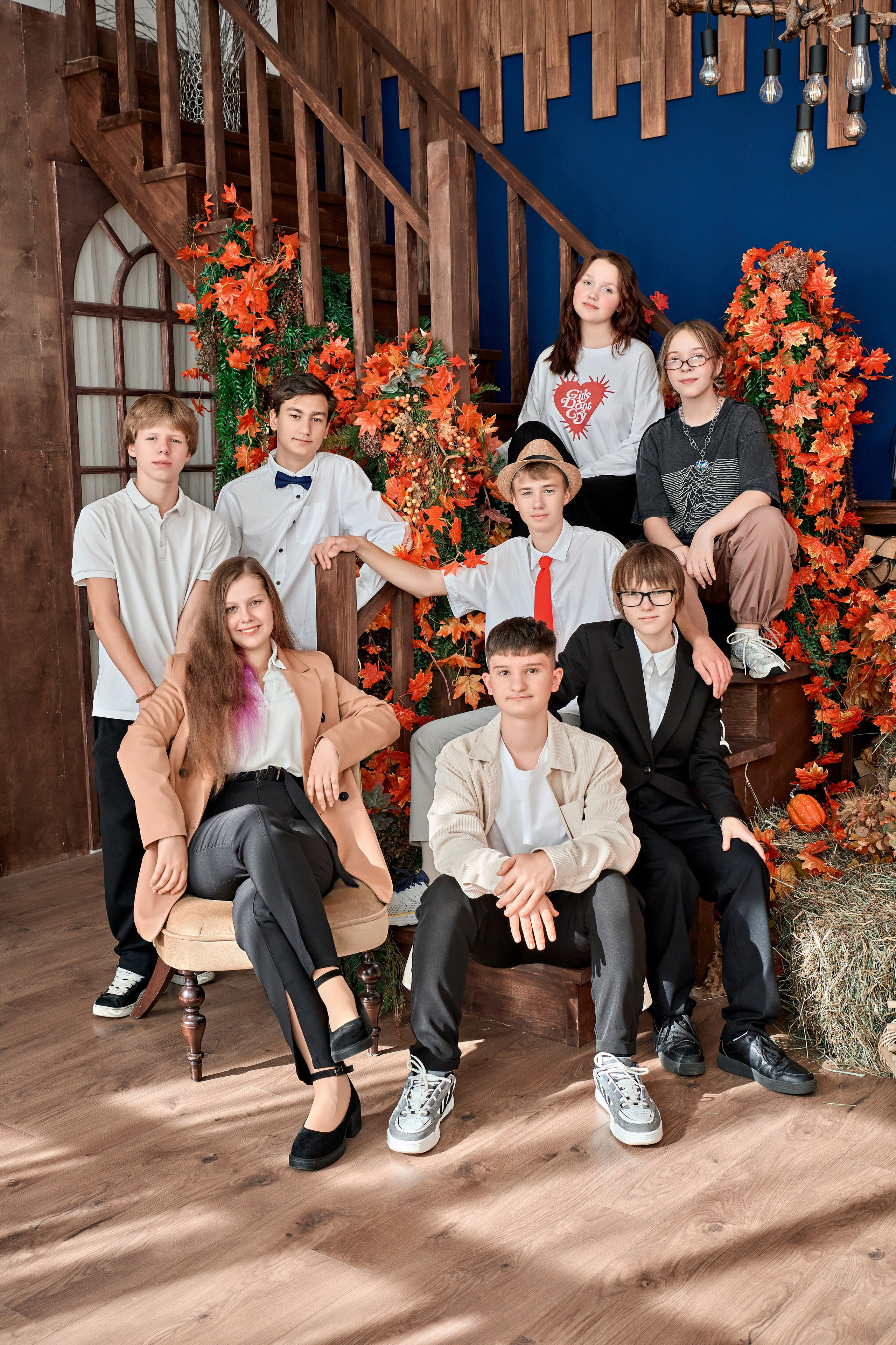 Фотосъёмка в студии «Окна» на выпускные альбомы. Калуга. Фотограф Меняйло Евгений. Свадьба. Портрет. Репортаж. Семья. Контент