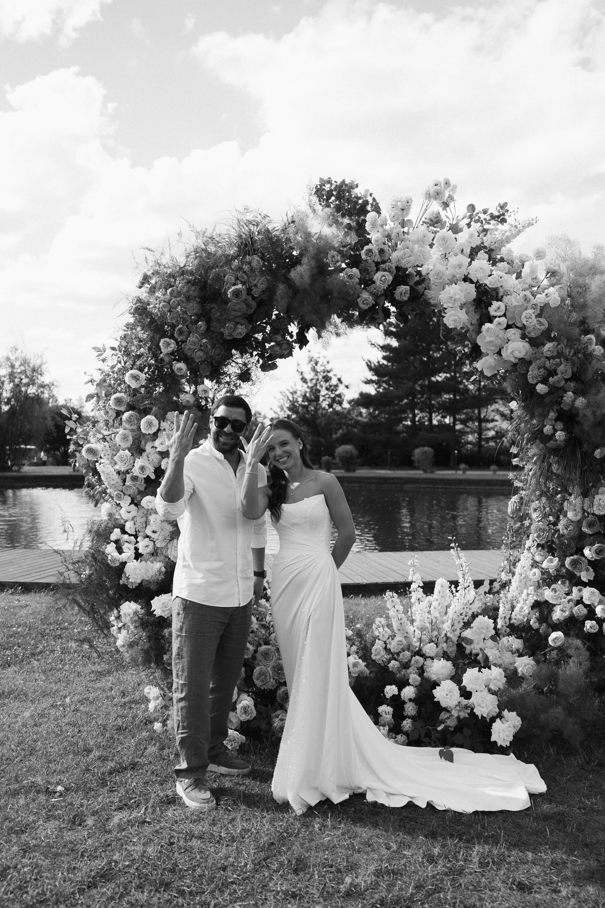 Свадебная съемка в Яхт-клубе SkyRiver, свадебная съемка в Яхт-клубе Скай Ривер. Свадебный фотограф Москва Анастасия Храмова