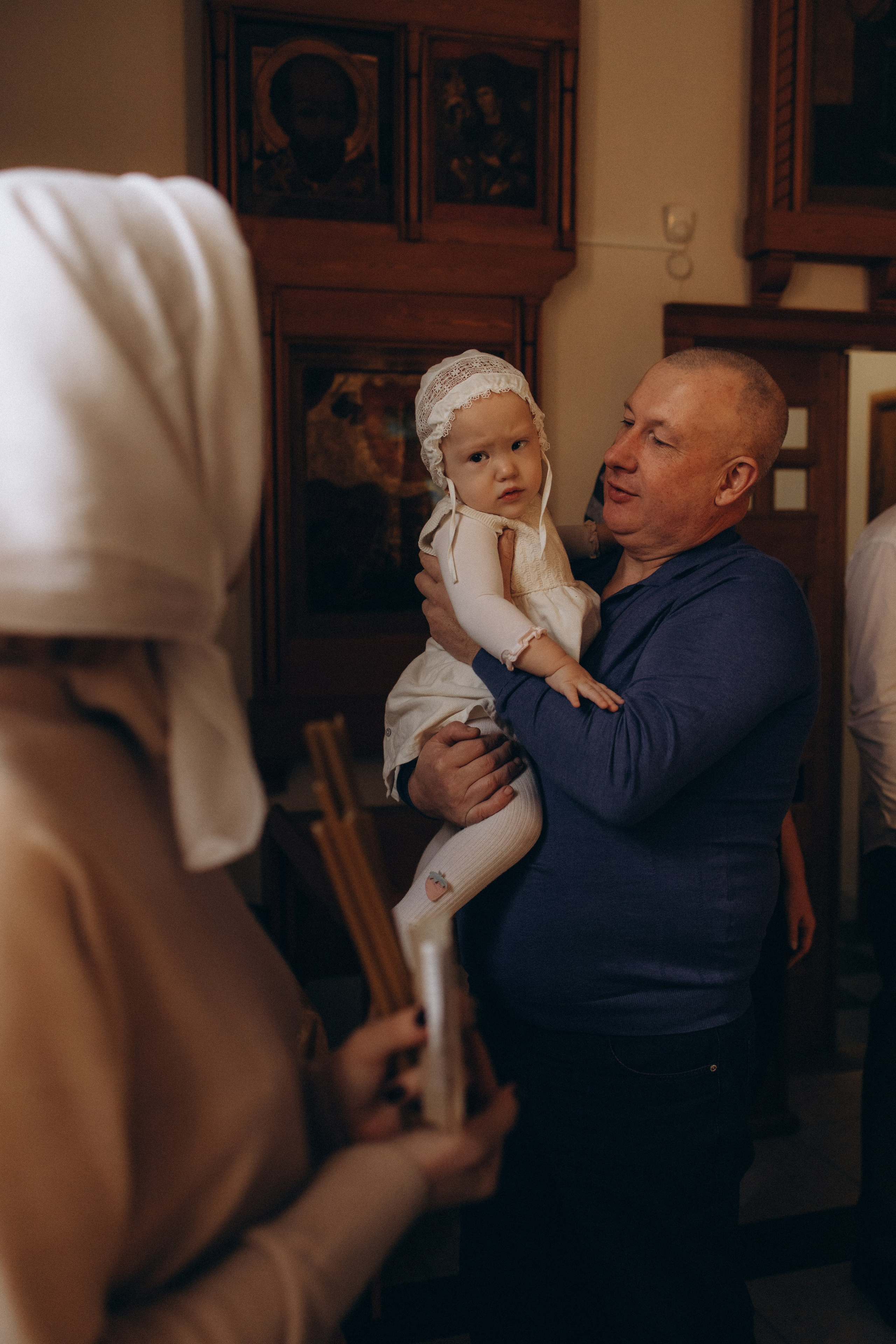 Крещение Надежды. Семейный фотограф Москва Наталия Осьмакова