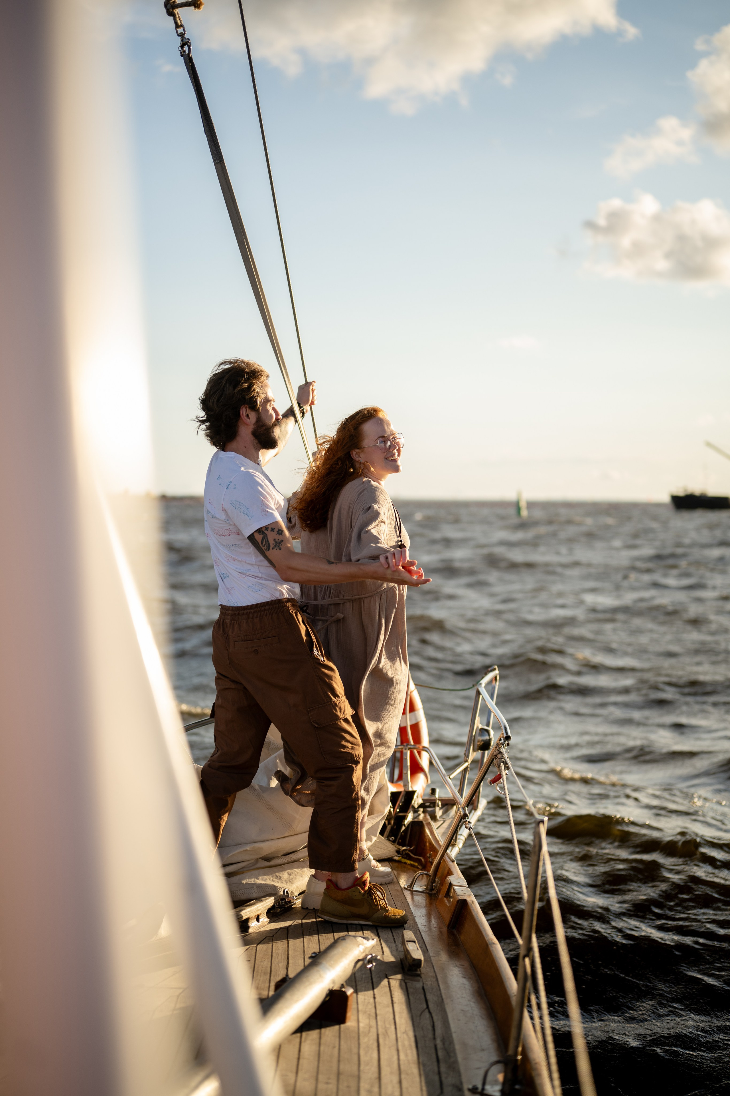 Даниил и Виктория. Яхта. Свадебный и семейный фотограф в СПб Валерия Фомичева