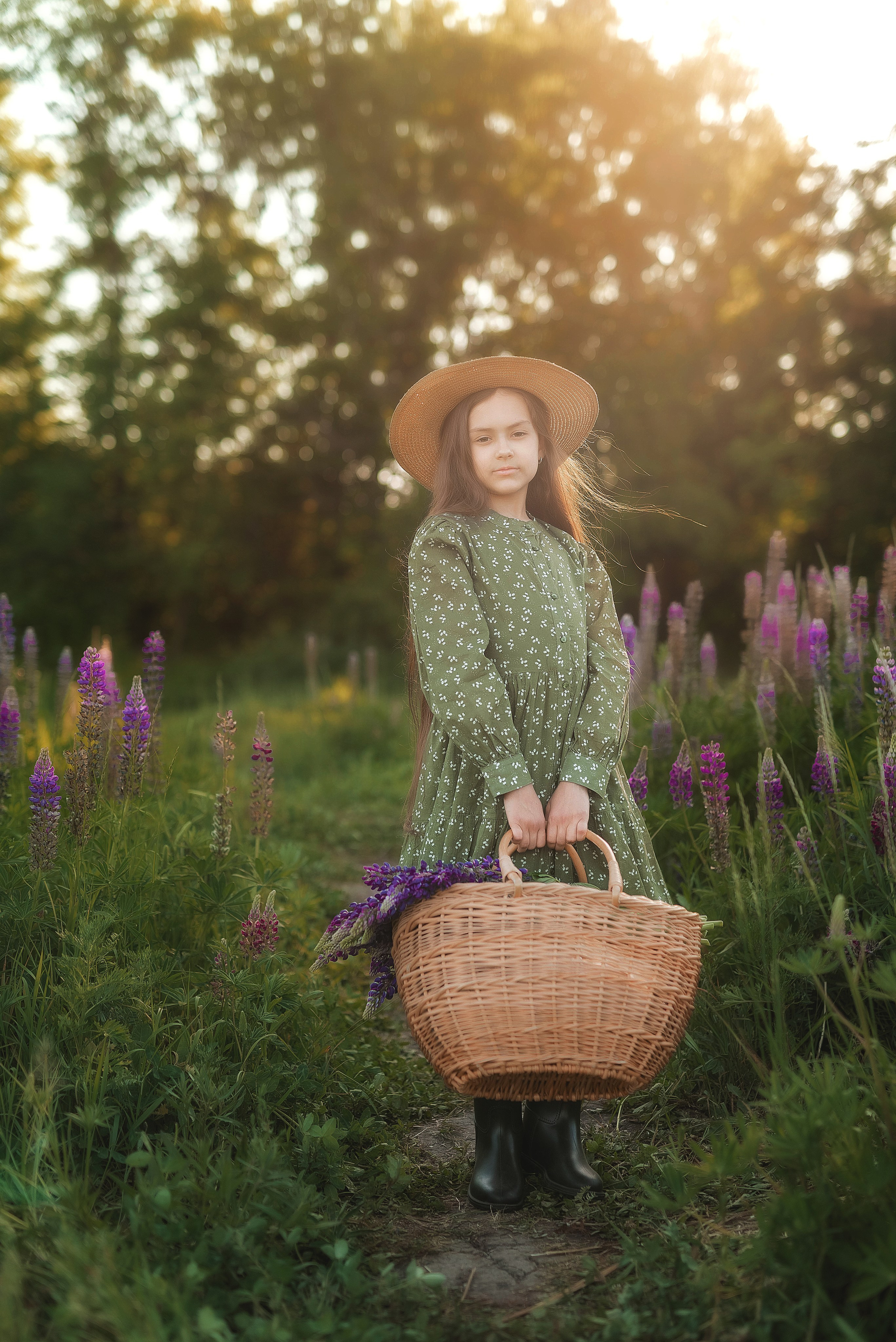 Фотосессия в люпинах. Семейный, детский фотограф в Воронеже Анна Никитина