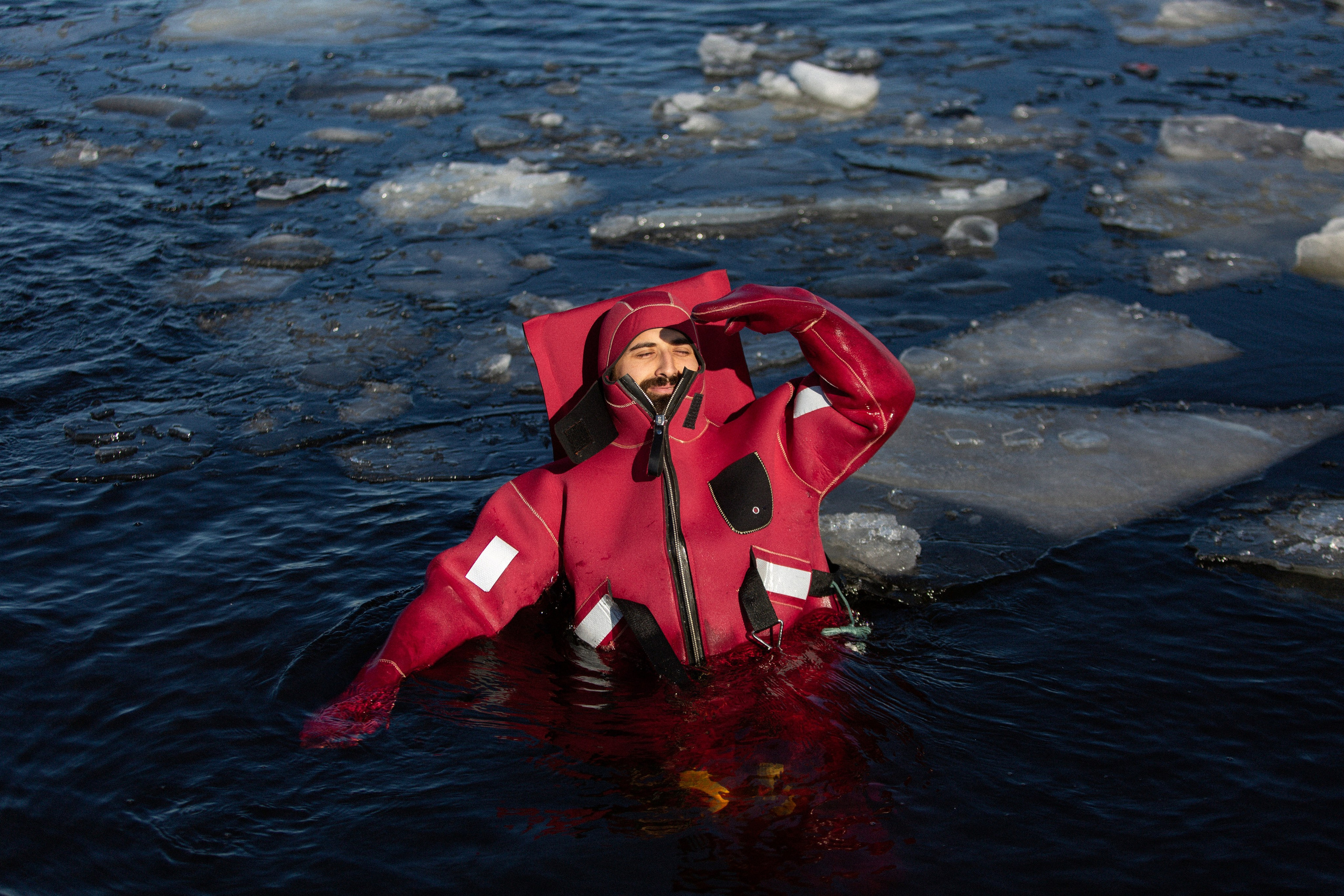 Ice floating. Снимаю съемки