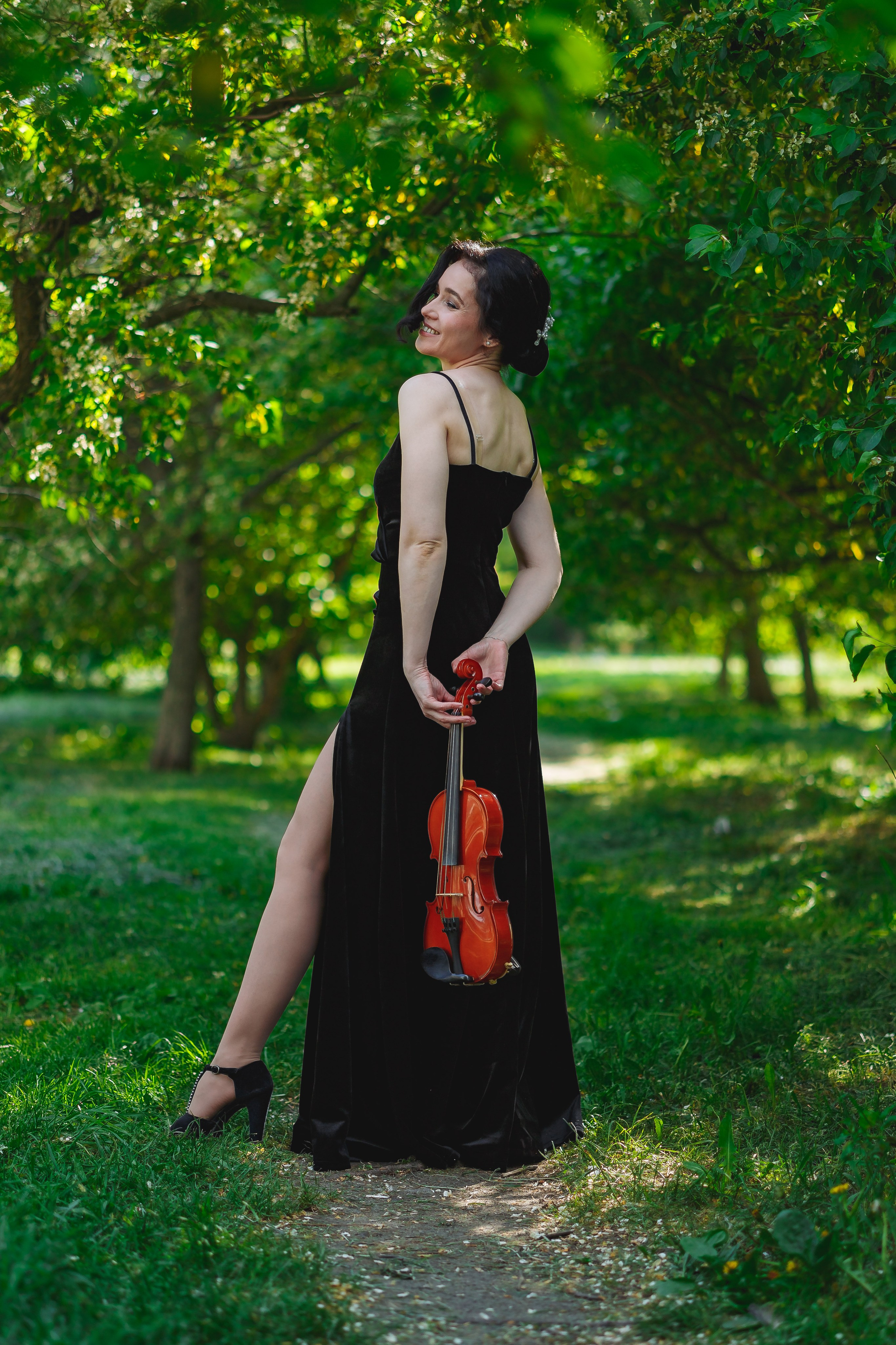 Скрипка и немножко томно; -). Семейный фотограф в Екатеринбурге