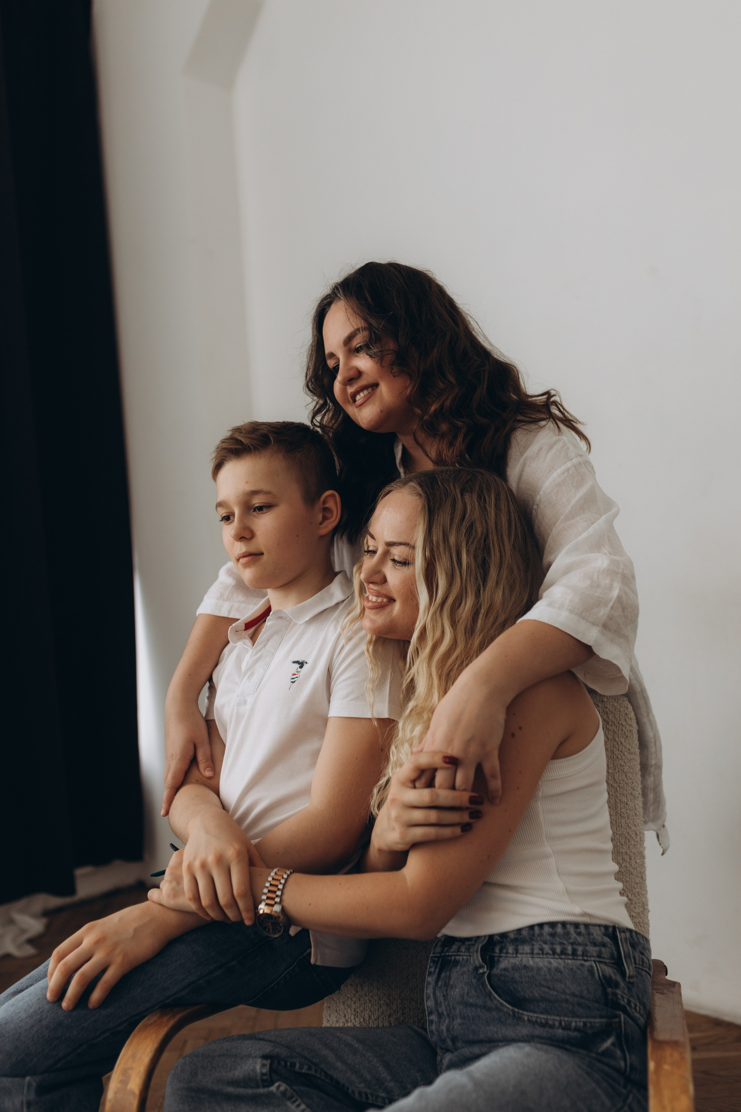 Большая семья в студии. Семейный фотограф в Москве Жукова Анна