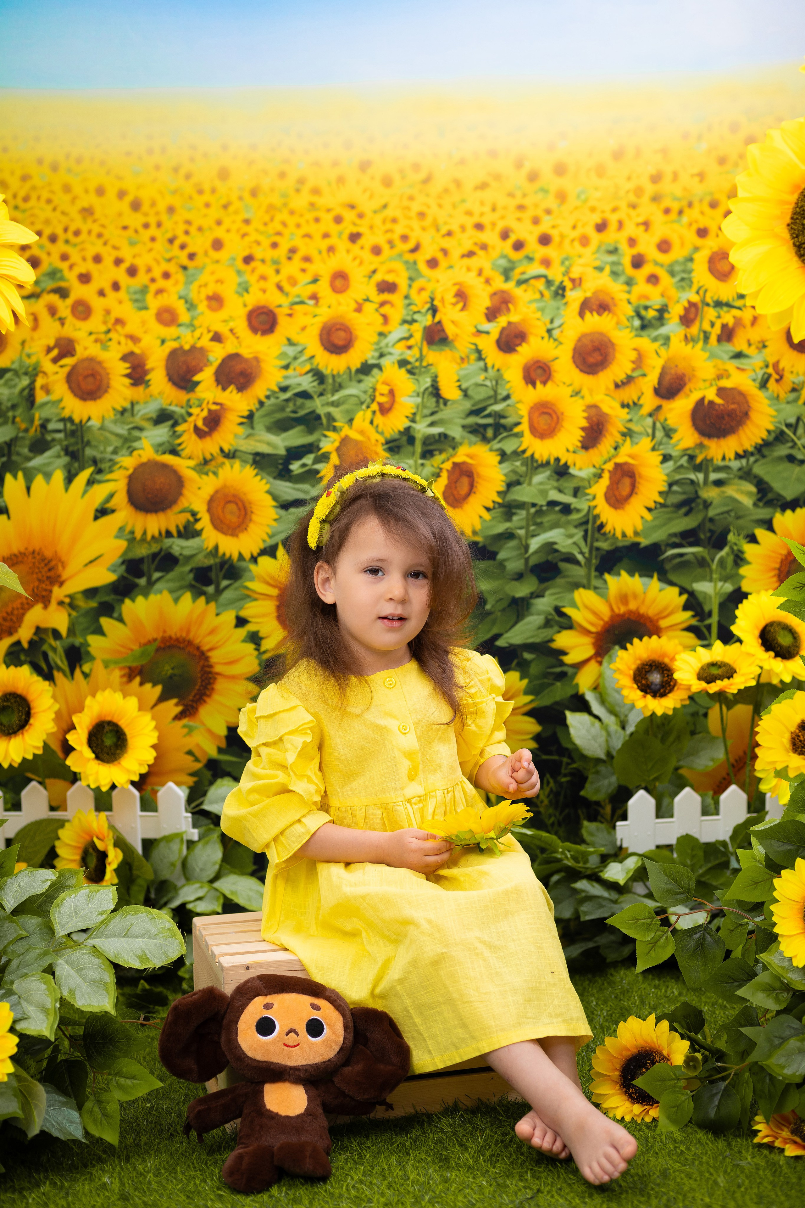 Девочка в цветах