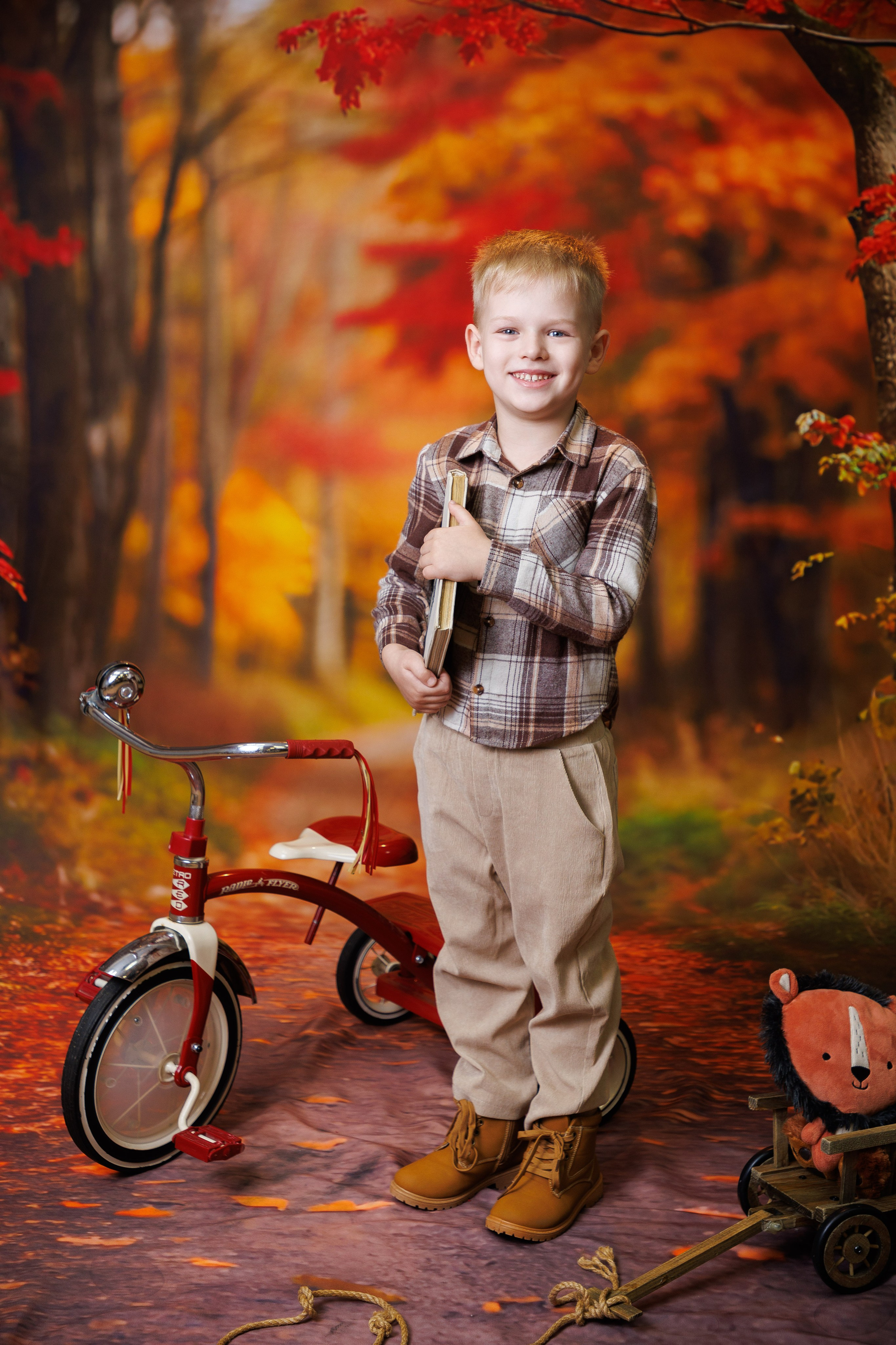 Велосипед. Детская фотостудия Москва