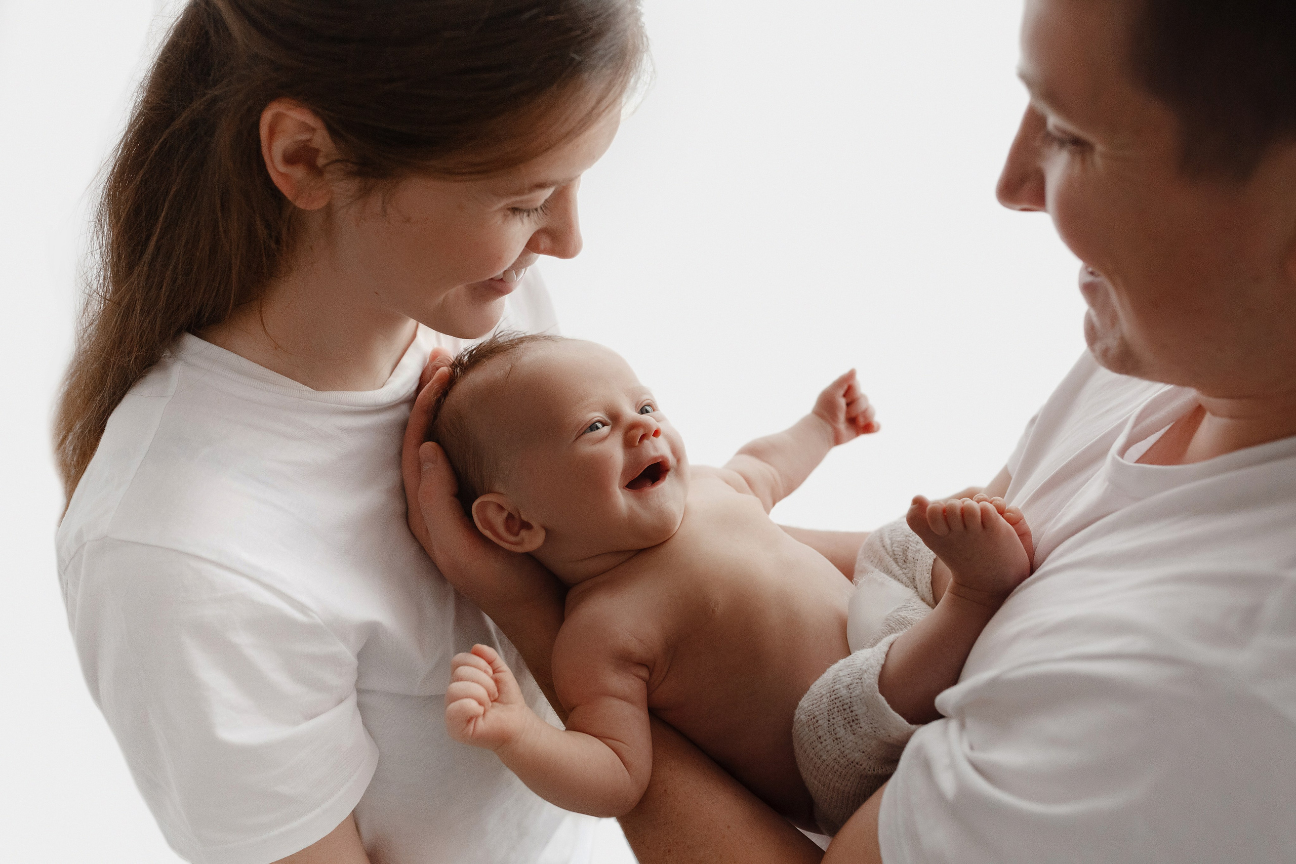 Ньюборн в студии. Фотограф новорожденных малышей в Санкт-Петербурге