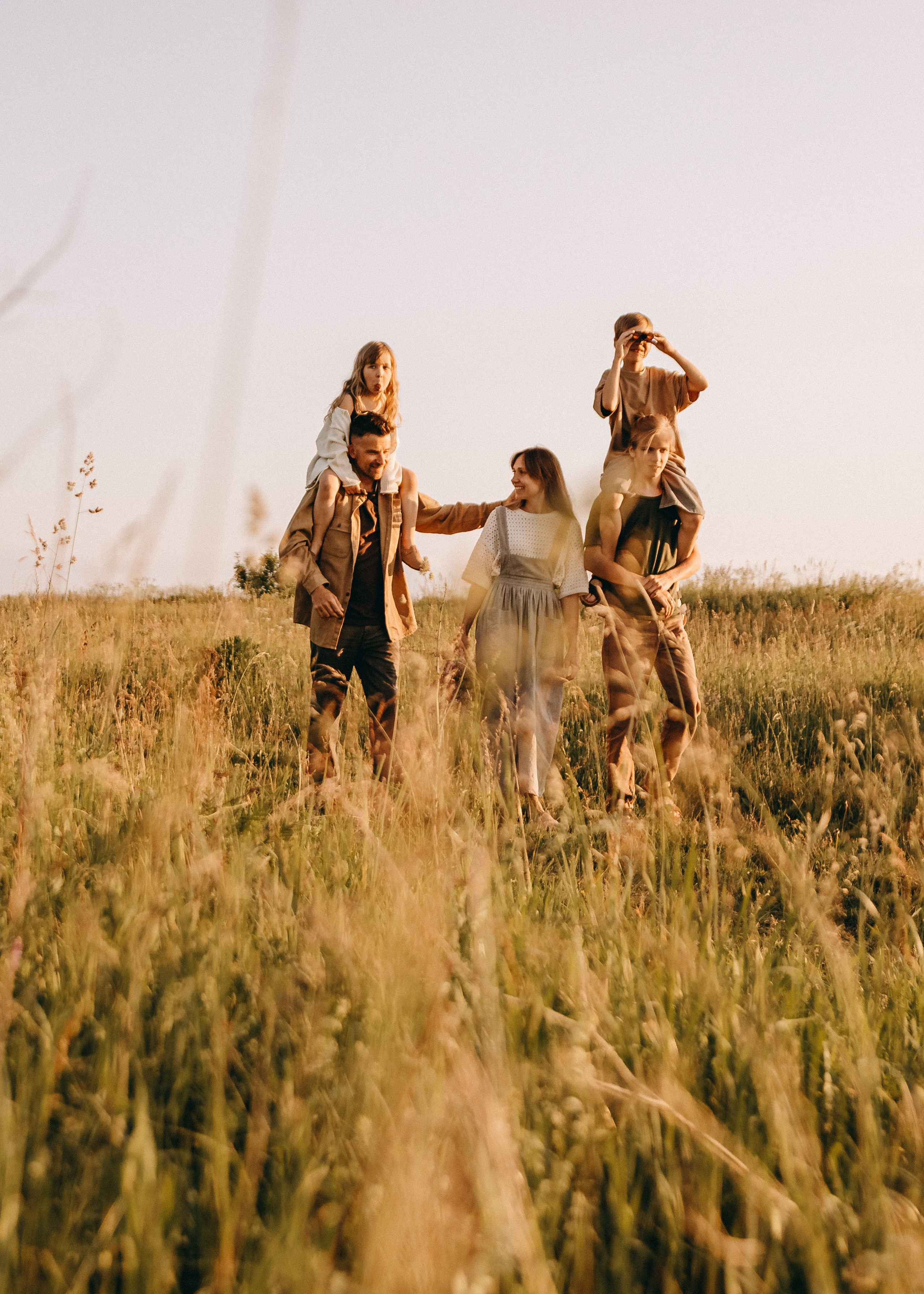 Наталья, Дмитрий, Артем, Леша и Аглая. Семейный фотограф В Москве Александра Дейкун