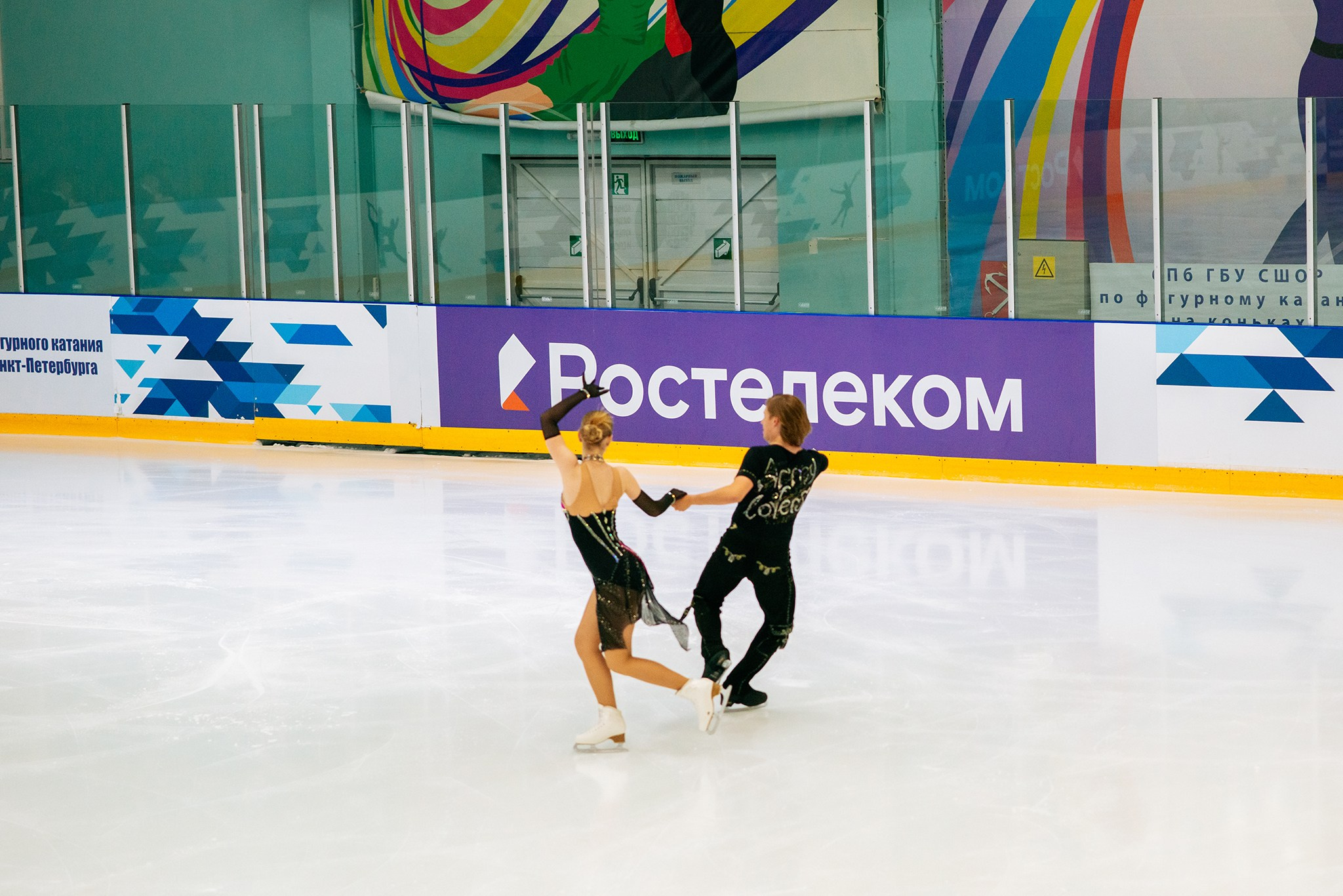 Танцы на льду. Елизавета Кириллова и Илья Карпов. Репортажный фотограф в Санкт-Петербурге Анастасия Клёпова