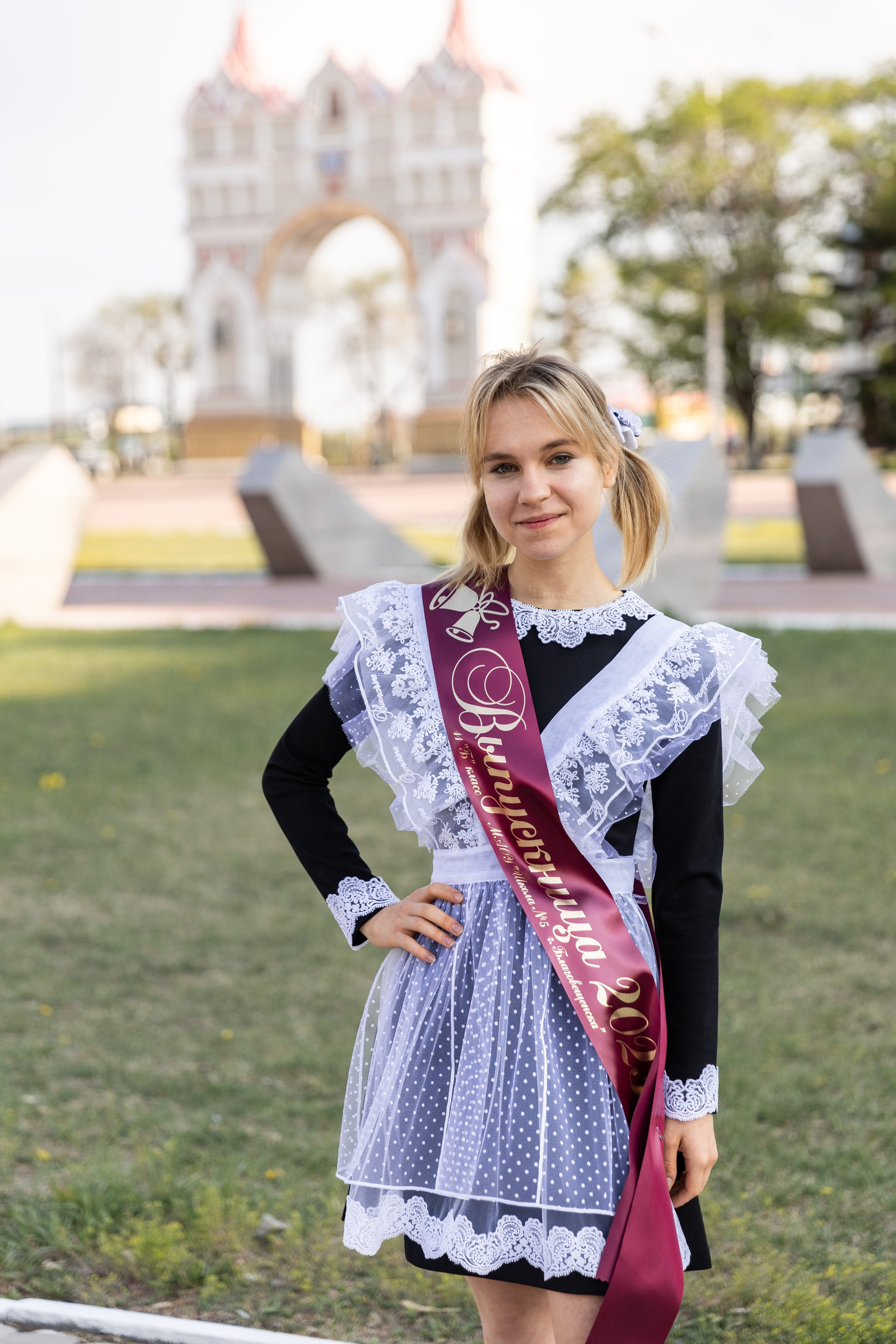 Выездная съёмка «Последний звонок». Семейный, детский, школьный фотограф в Благовещенске Яна Белоусова