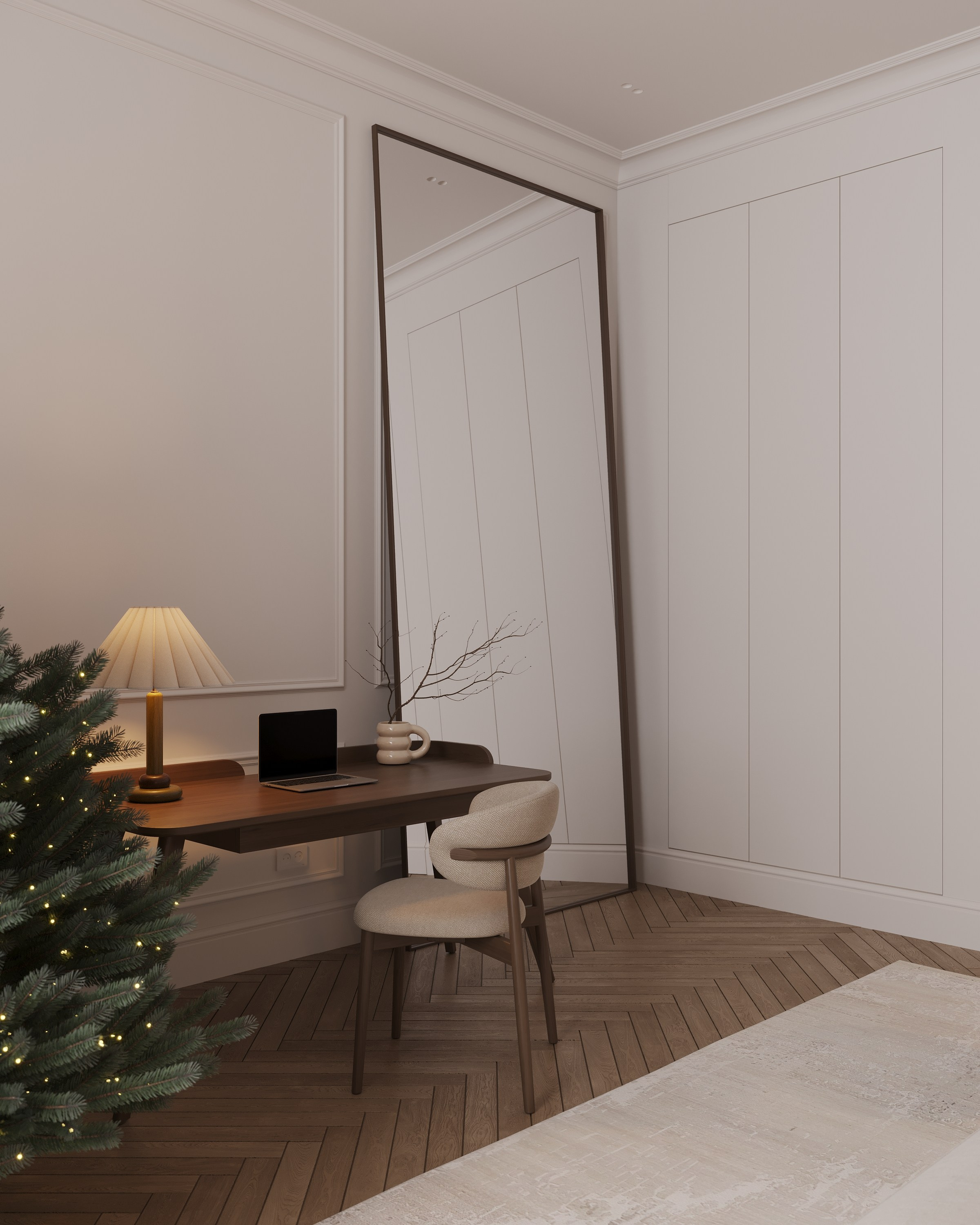 WINTER OFFICE. 3d визуализатор Анастасия Науменко