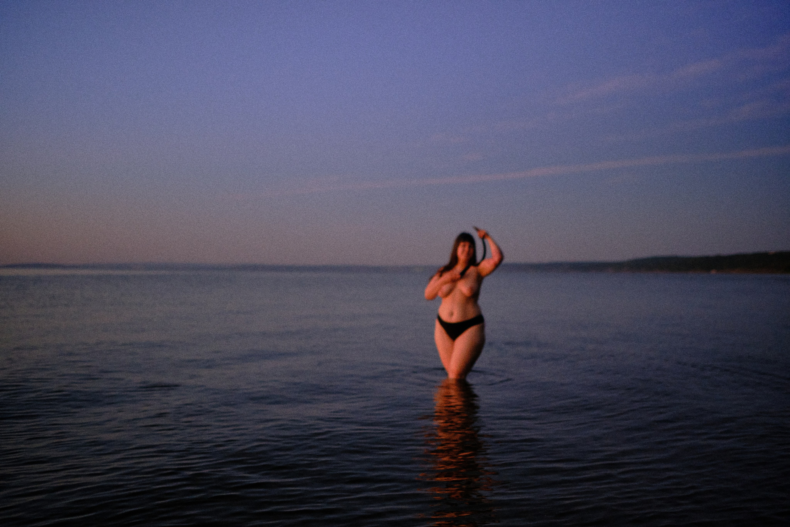 Евгения. Рассвет на пляже