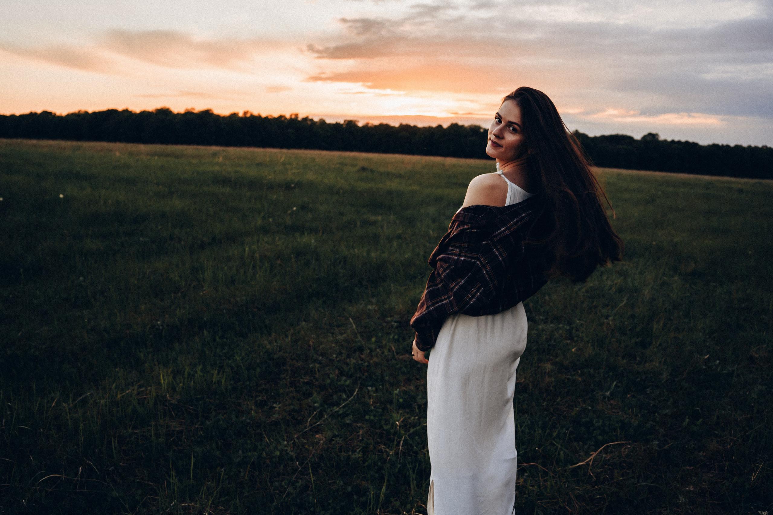 Семейная съемка на закате