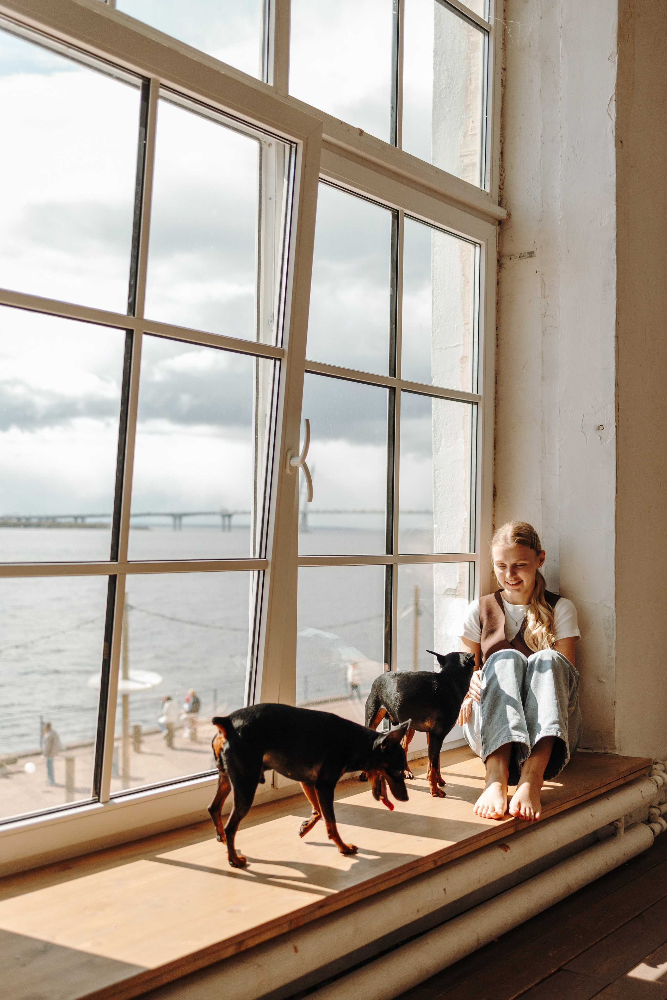 Катя и ее мальчики. Фотограф — Анималист | Санкт-Петербург