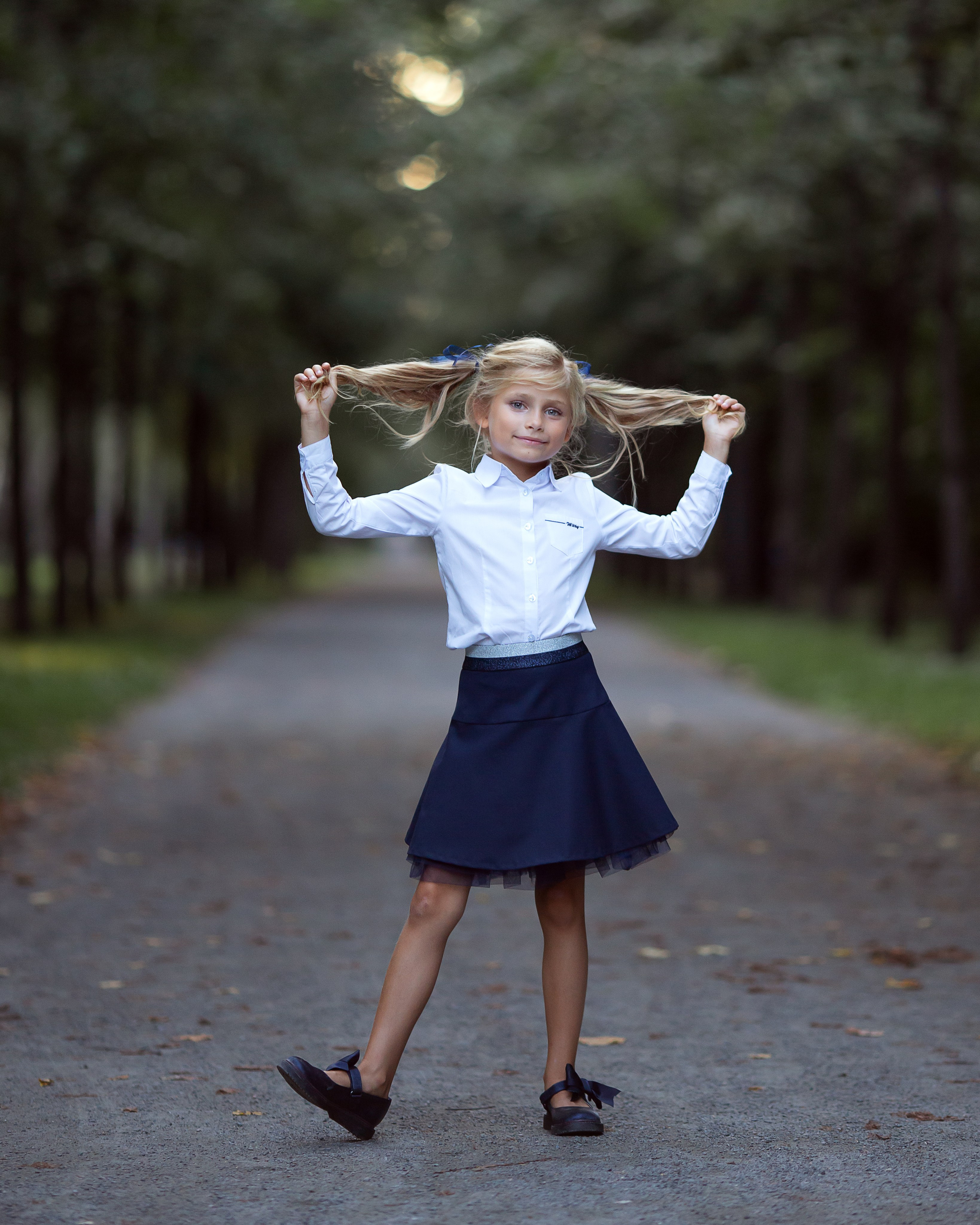 Съемка Алины к 1 сентября. Выпускные альбомы и школьный фотограф в Подольске, Троицке, Щербинке, Москве и Московской области