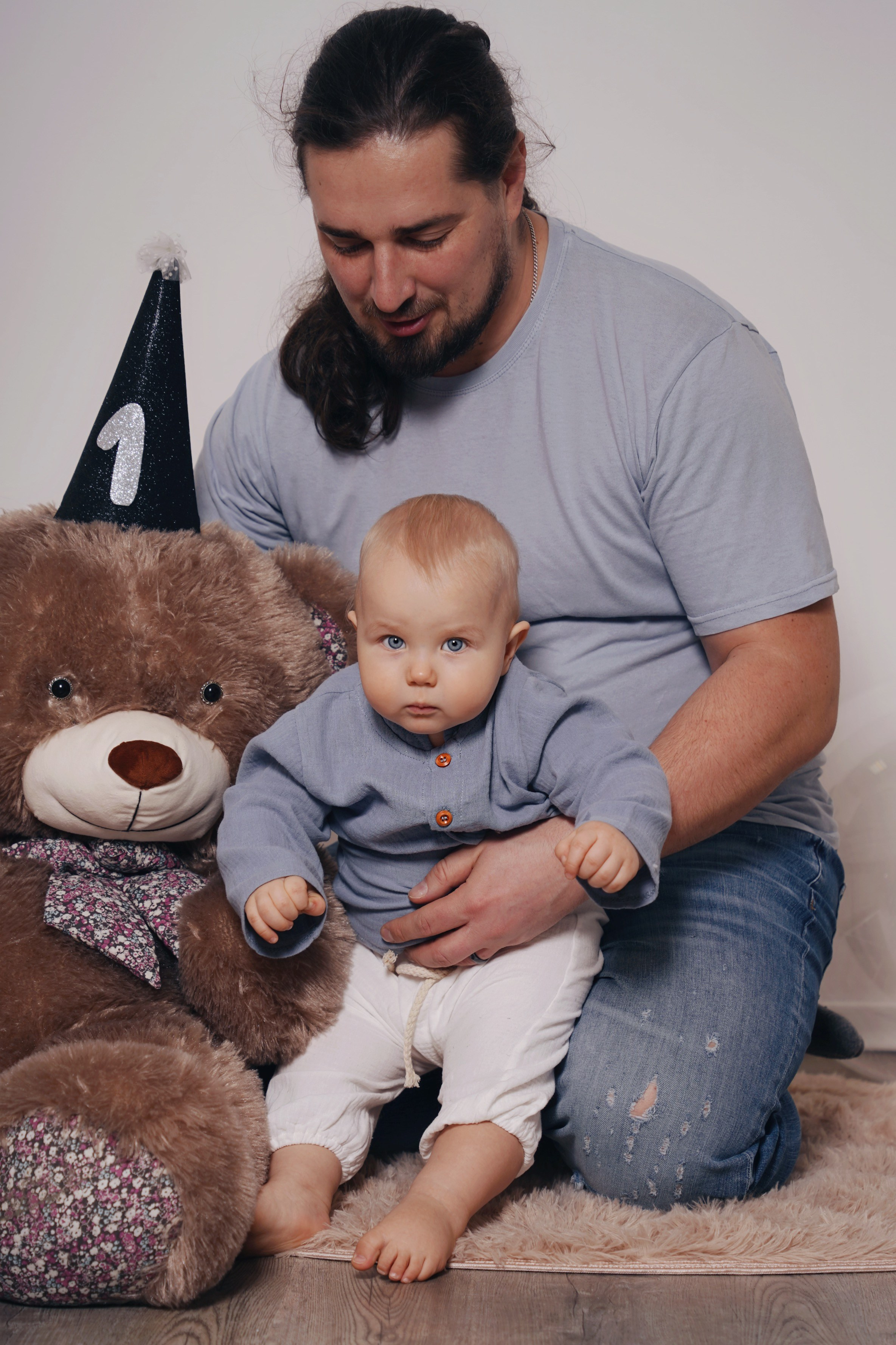 Грише 1 годик. Семейная съёмка в моей студии. Событийный фотограф Анна Курникова