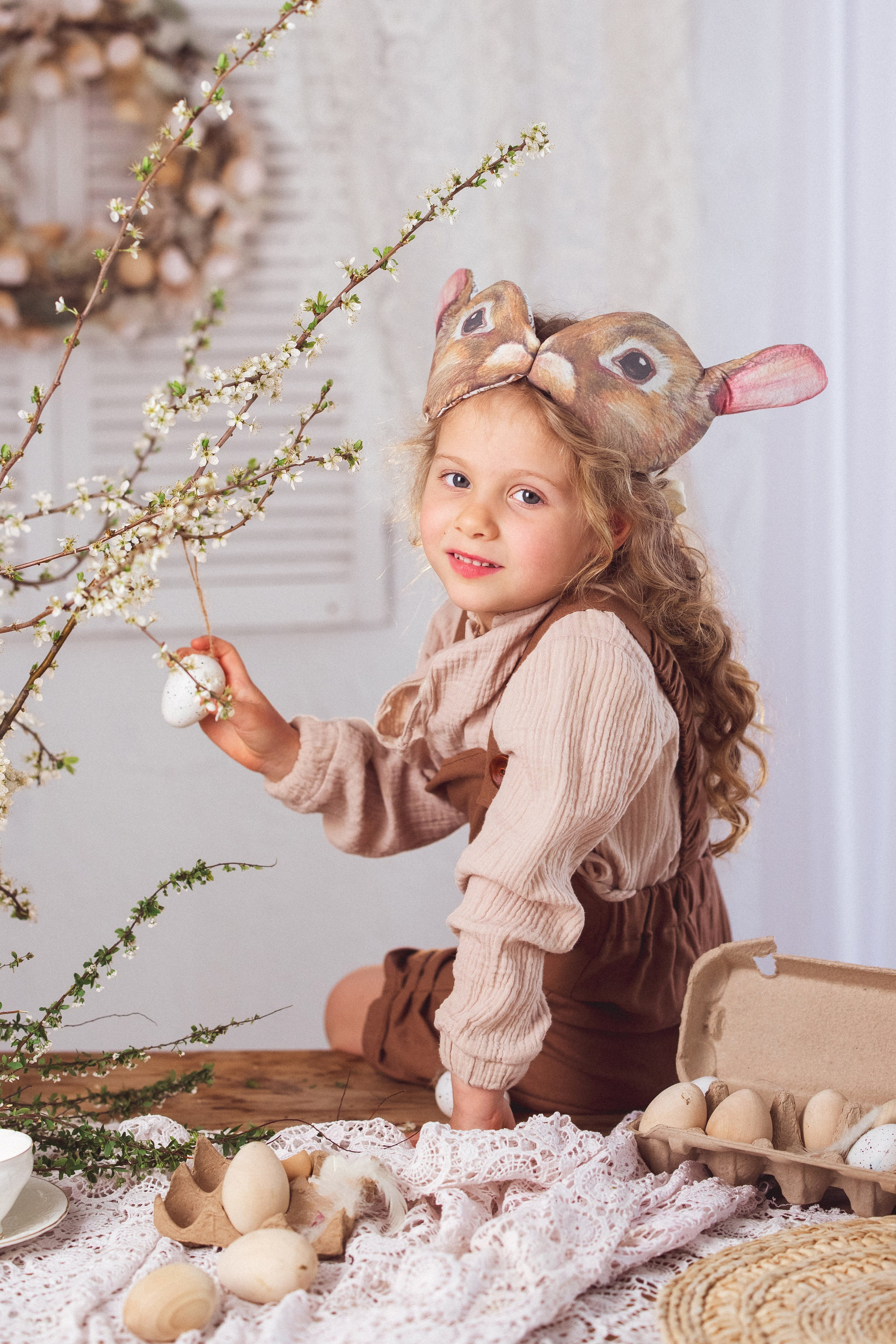 Детская фотосессия с утятами и кроликом. Семейный и детский фотограф в Краснодаре Анна Трашкова