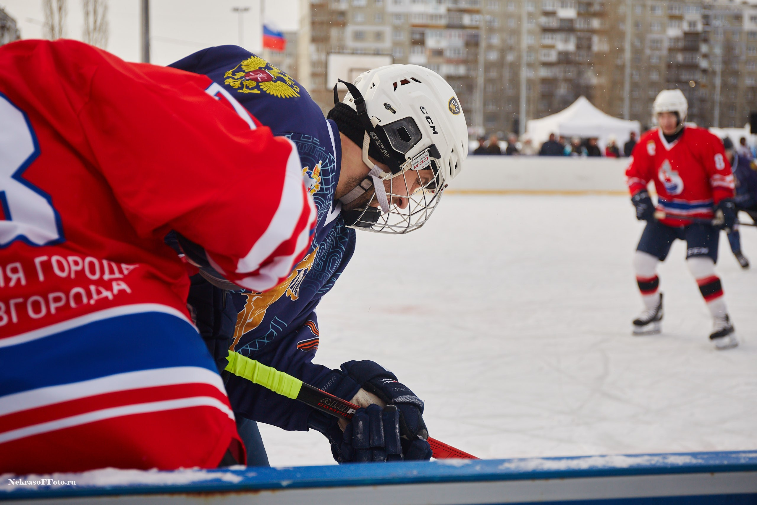 Турнир по хоккею «Русская классика» в рамках Офицерской хоккейной лиги. Спортивный фотограф Некрасов Денис