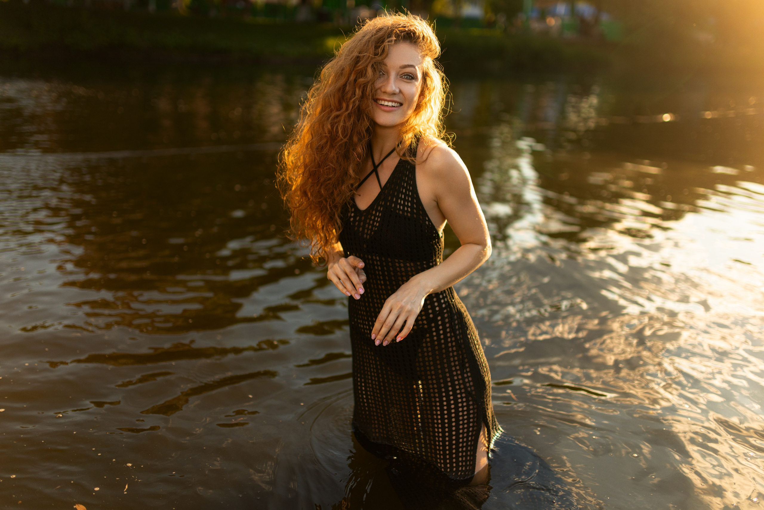 Съемка с Дианой у водоема на базе отдыха в формате для «себя». Дмитрий Шульгин, портретный фотограф в Воронеже