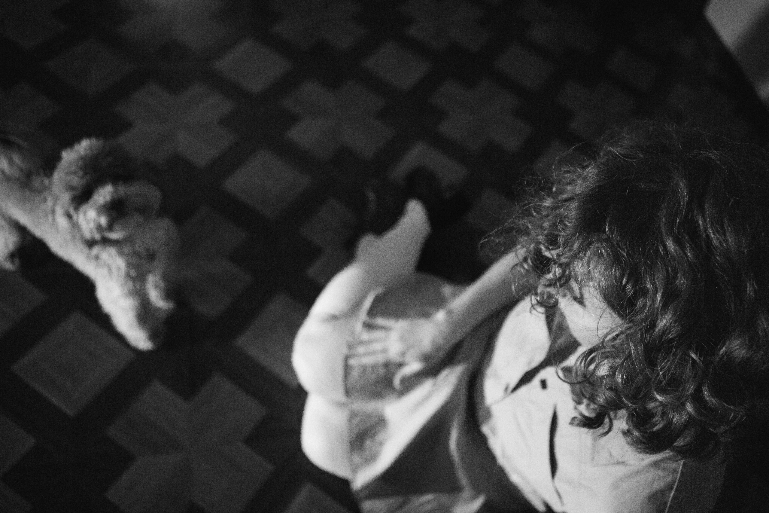 A cinematic daydream in the spirit of Wes Anderson’s style. Portrait, family and pet photographer in Cyprus, Ksenia Bourdelle