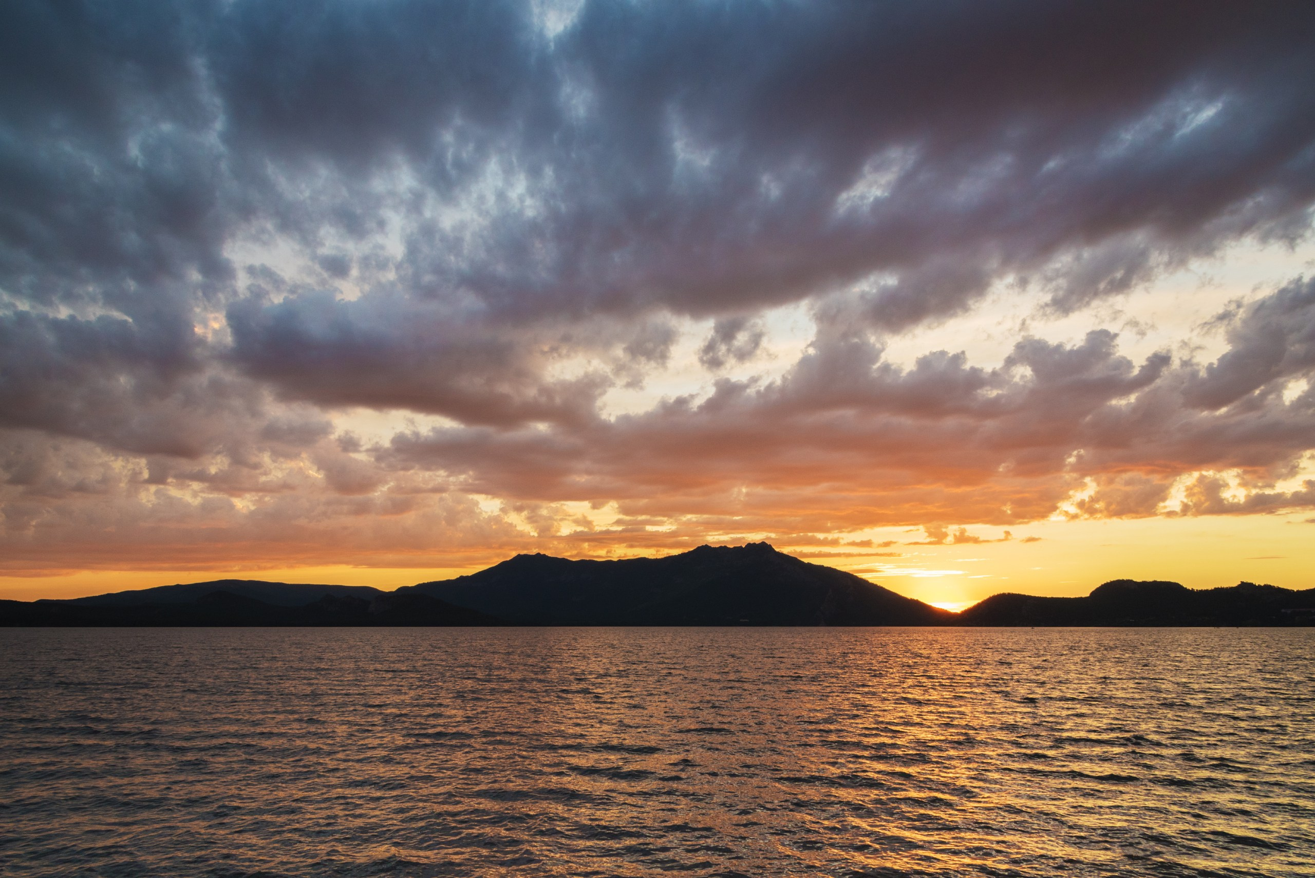 Закат в Боровом, Казахстан